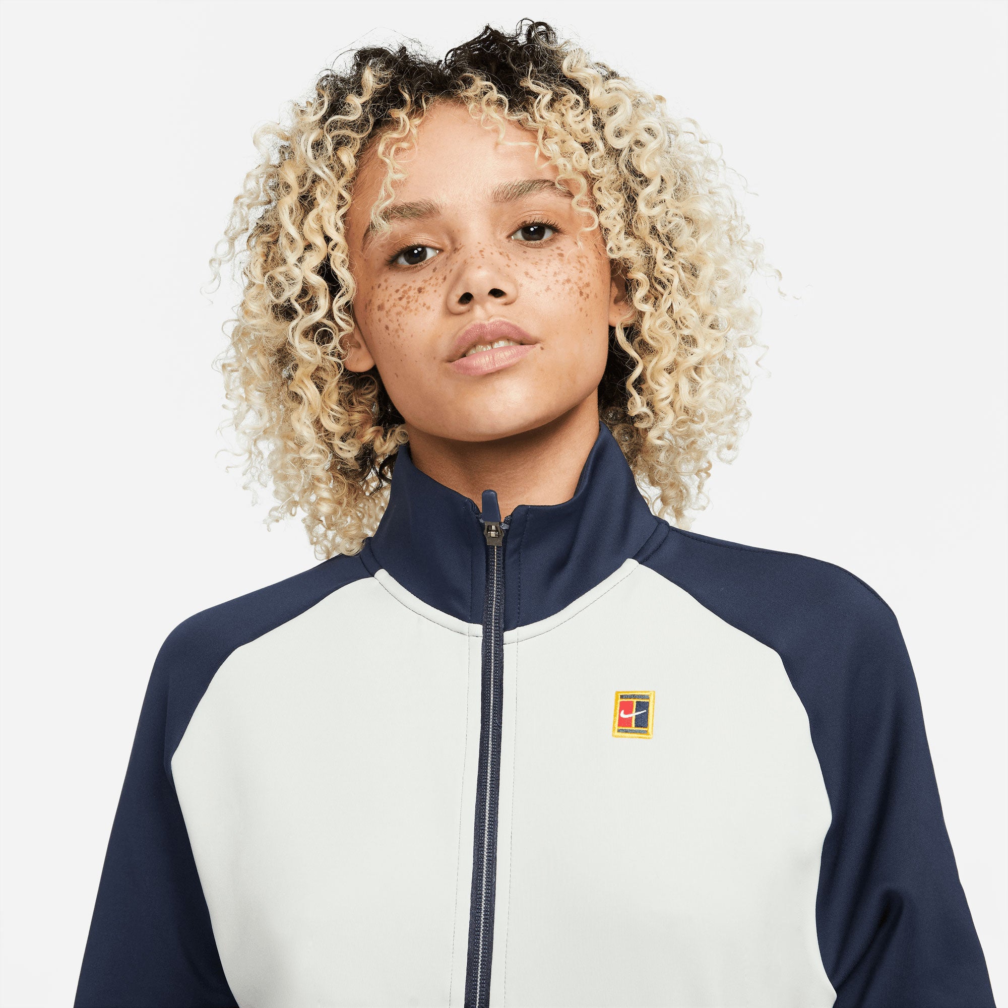 NikeCourt Dri-FIT Heritage Women's Full-Zip Tennis Jacket Blue (3)