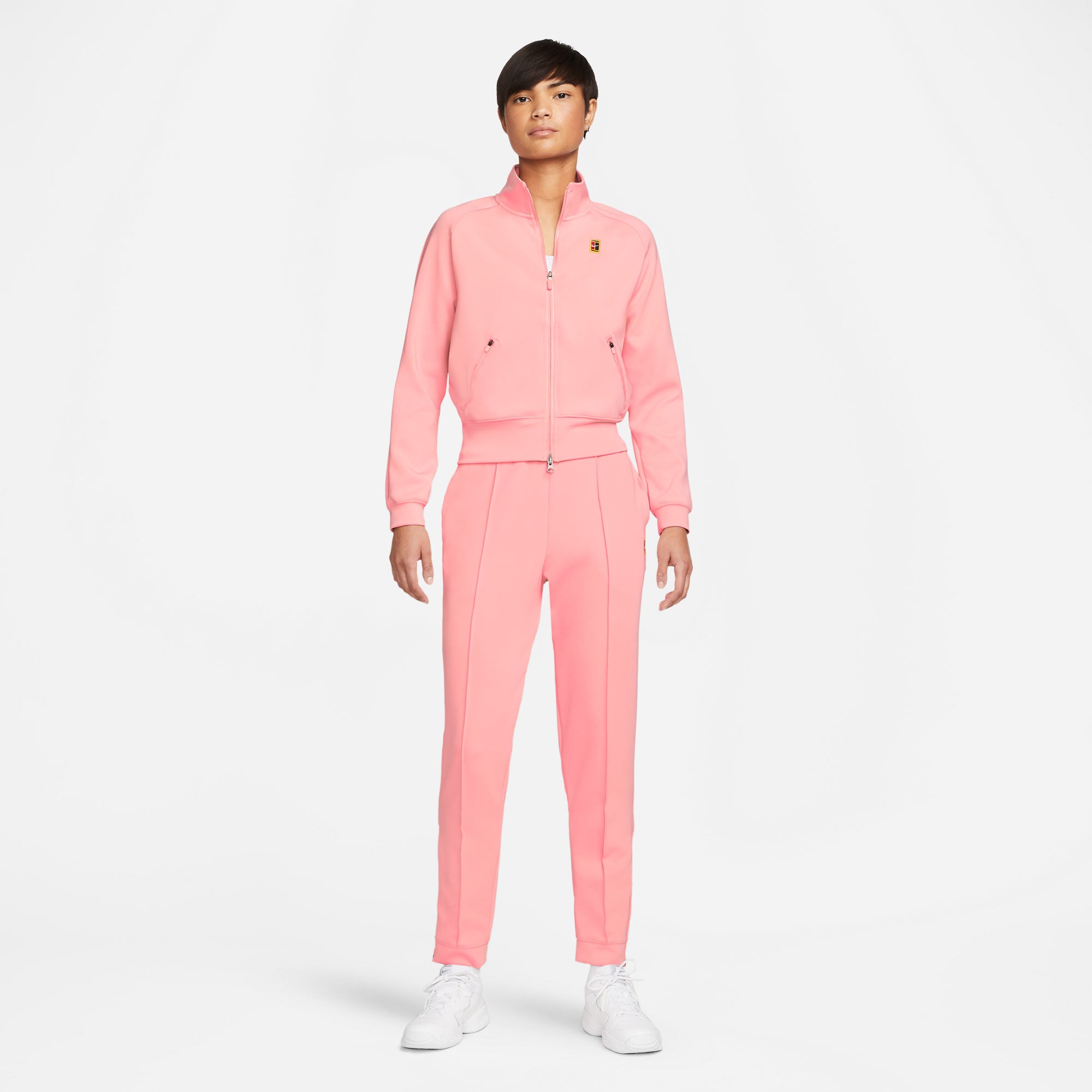 NikeCourt Dri-FIT Heritage Women's Full-Zip Tennis Jacket Pink (3)