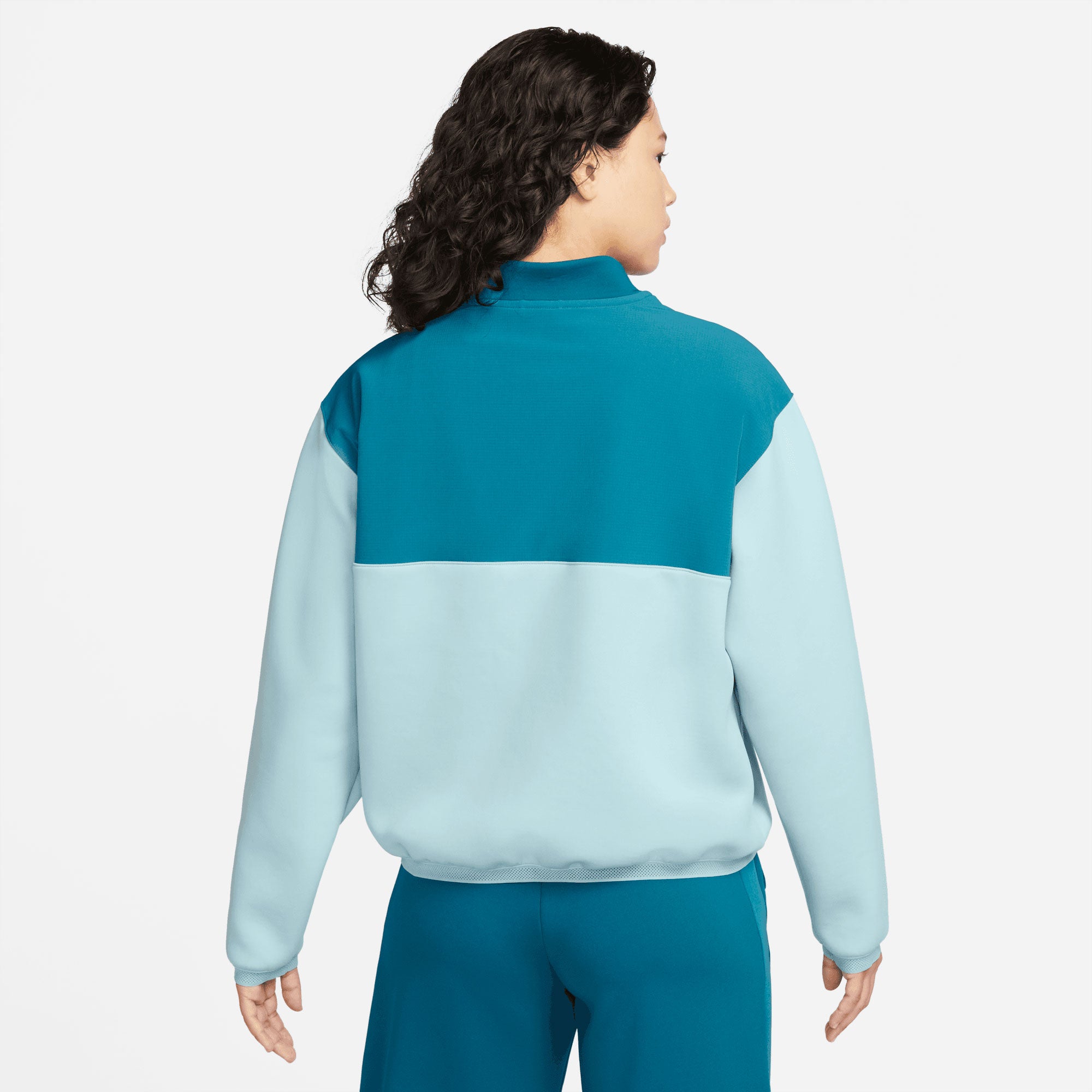 NikeCourt Dri-FIT Heritage Women's Half-Zip Tennis Jacket Blue (2)