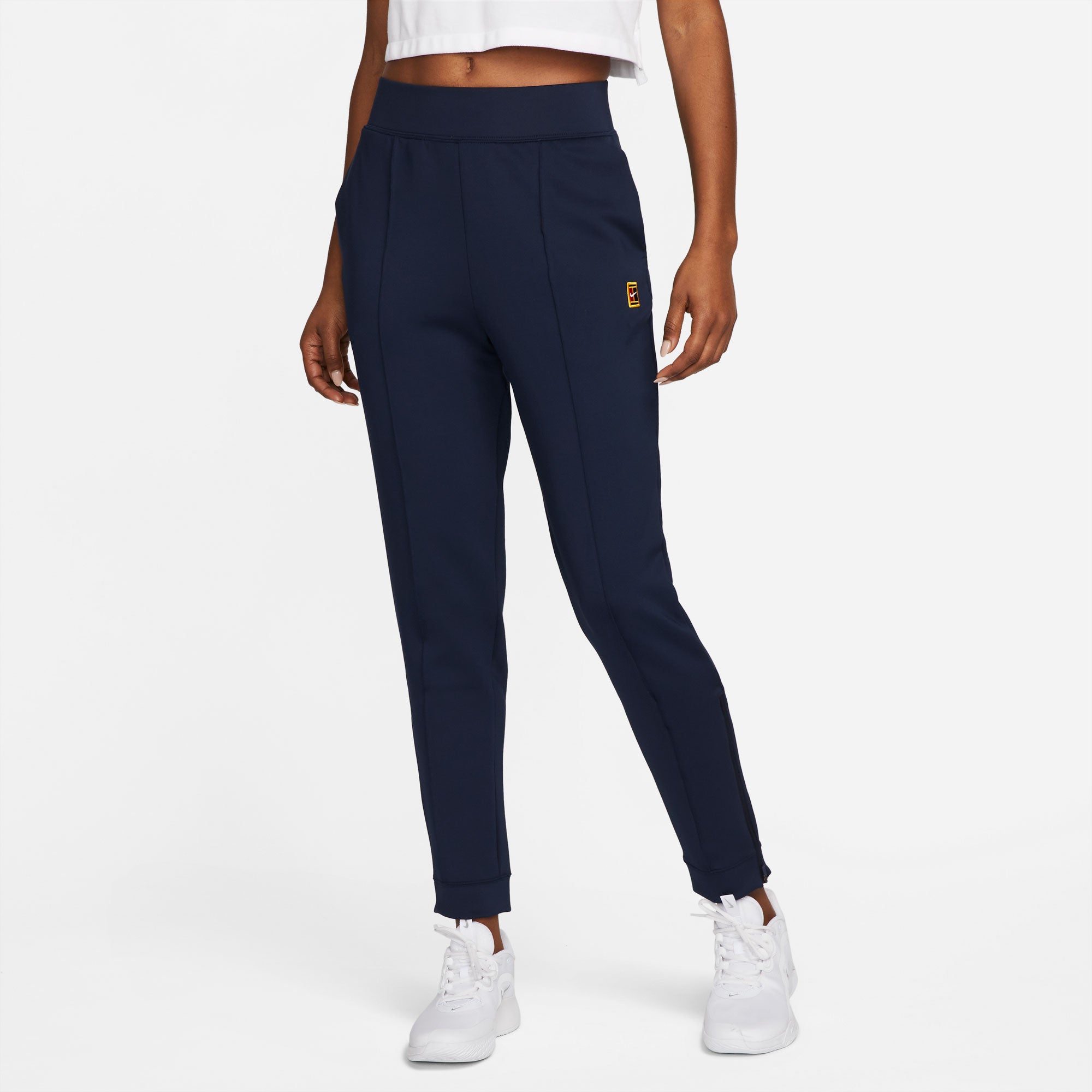 NikeCourt Dri-FIT Heritage Women's Knit Tennis Pants Blue (1)
