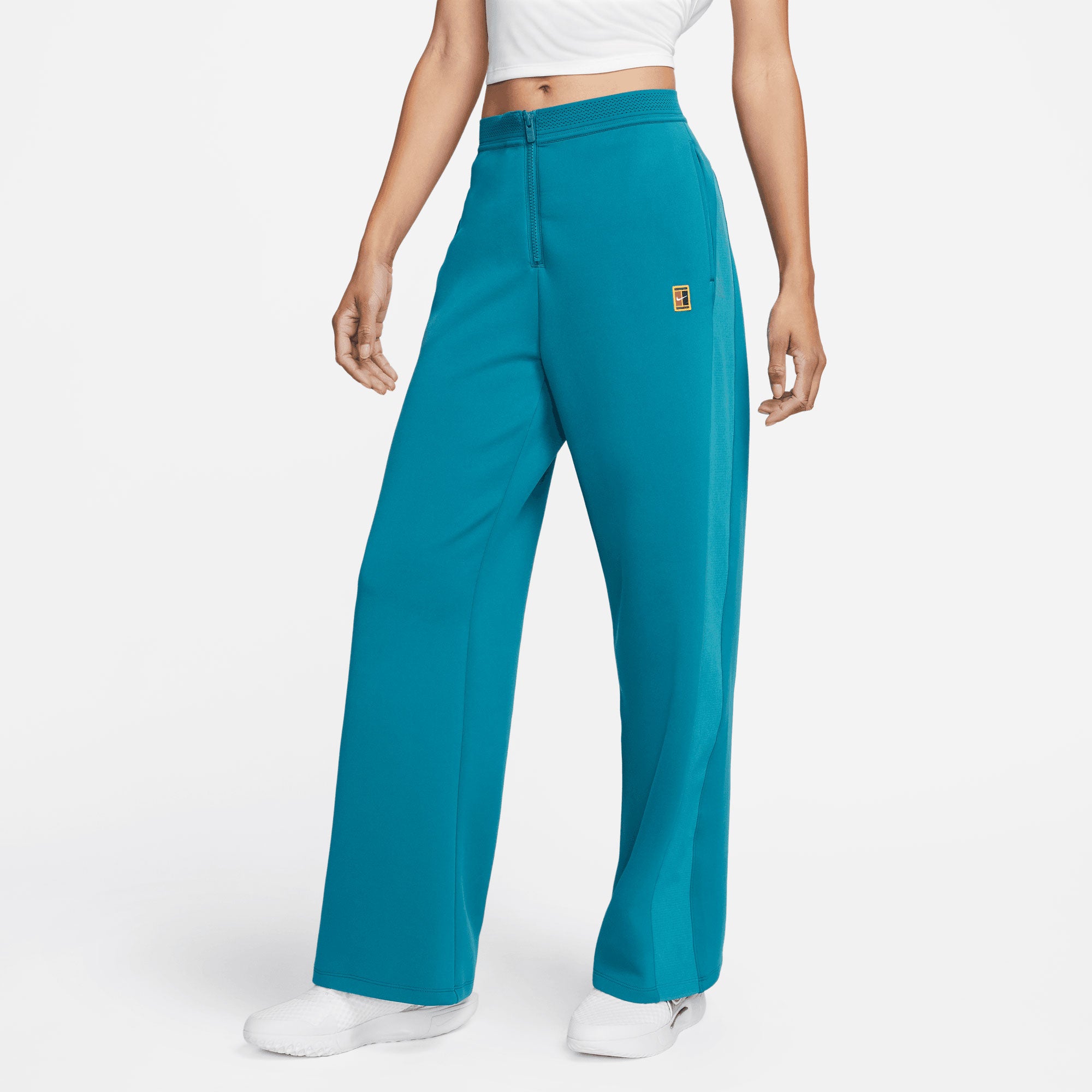 NikeCourt Dri-FIT Heritage Women's Tennis Pants Green (1)