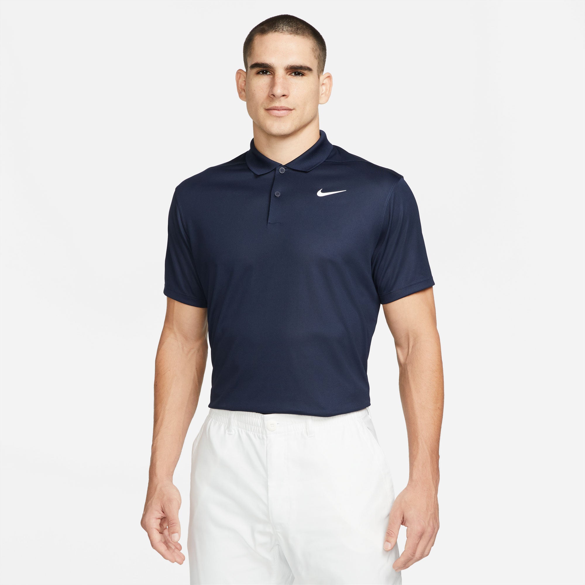 NikeCourt Dri-FIT Men's Pique Tennis Polo Blue (1)