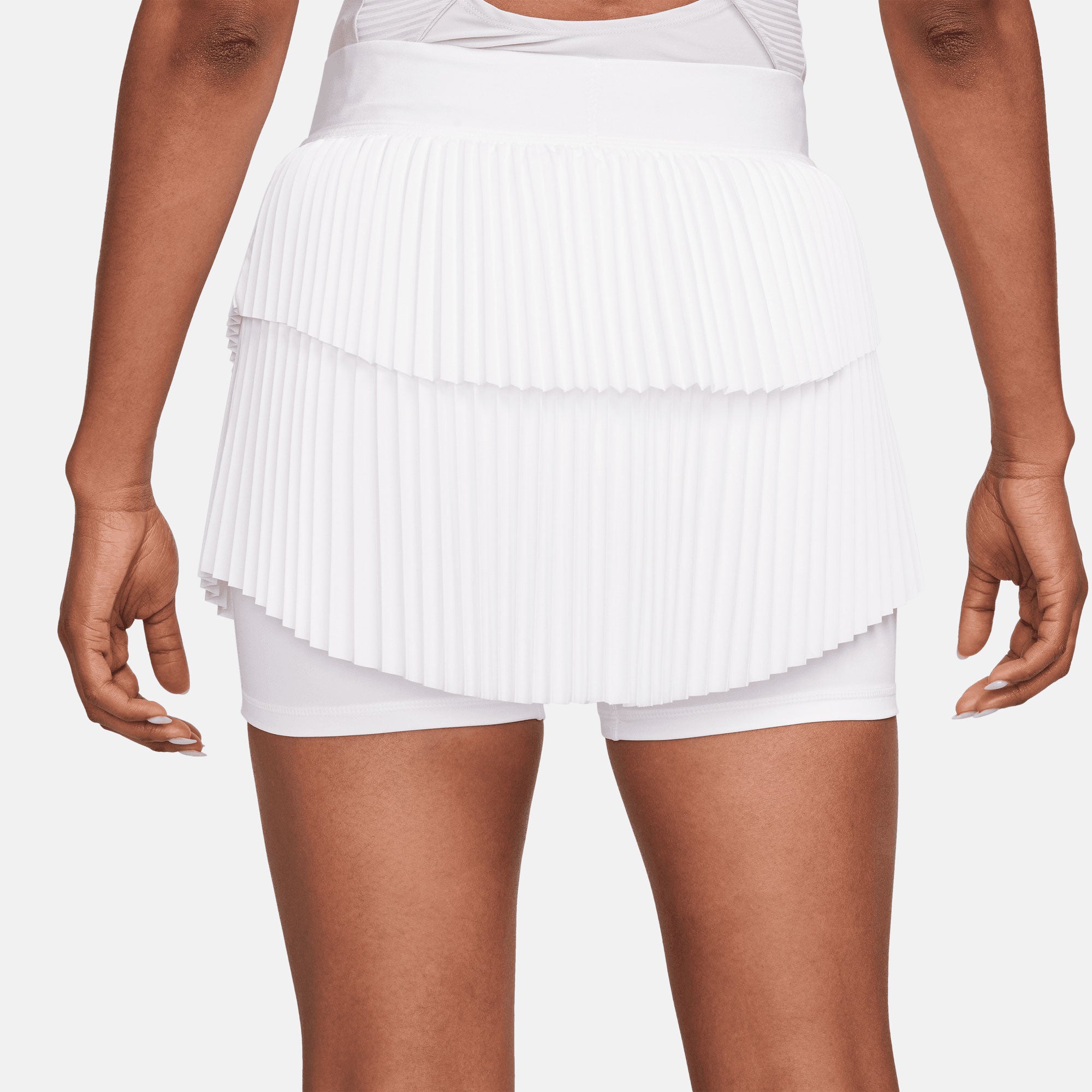 NikeCourt Dri-FIT Slam London Women's Tennis Skirt White (2)