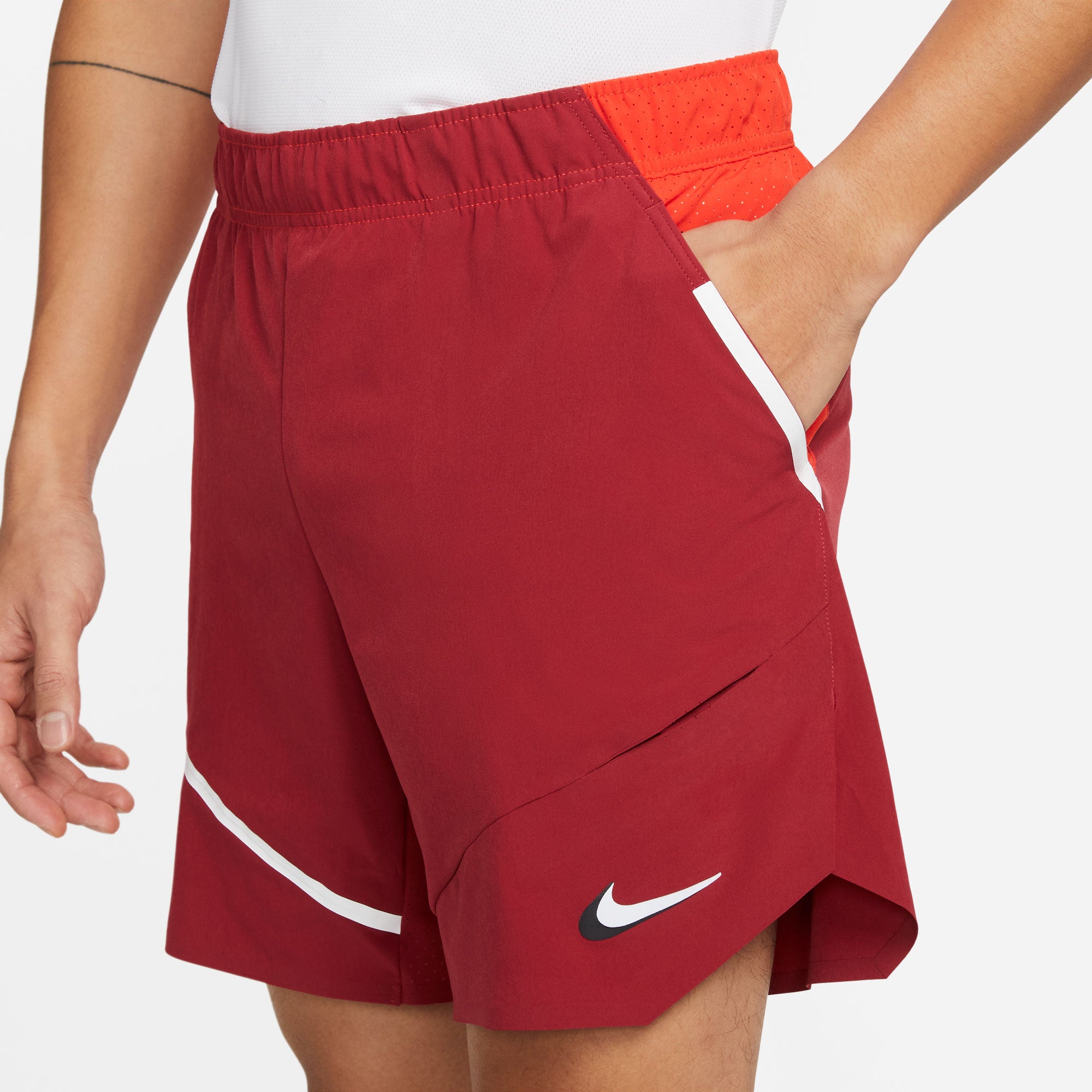 NikeCourt Dri-FIT Slam Melbourne Men's 7-Inch Tennis Shorts Red (5)
