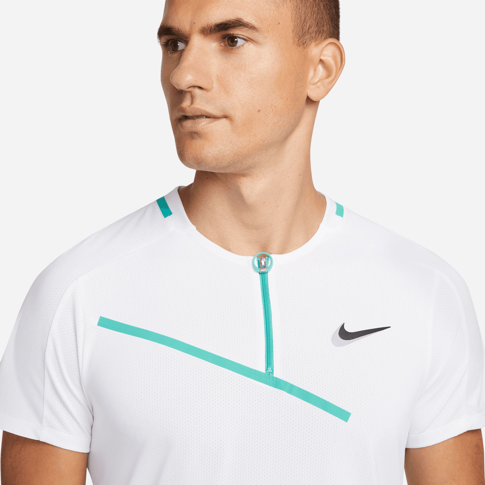 NikeCourt Dri-FIT Slam Melbourne Men's Tennis Polo White (4)