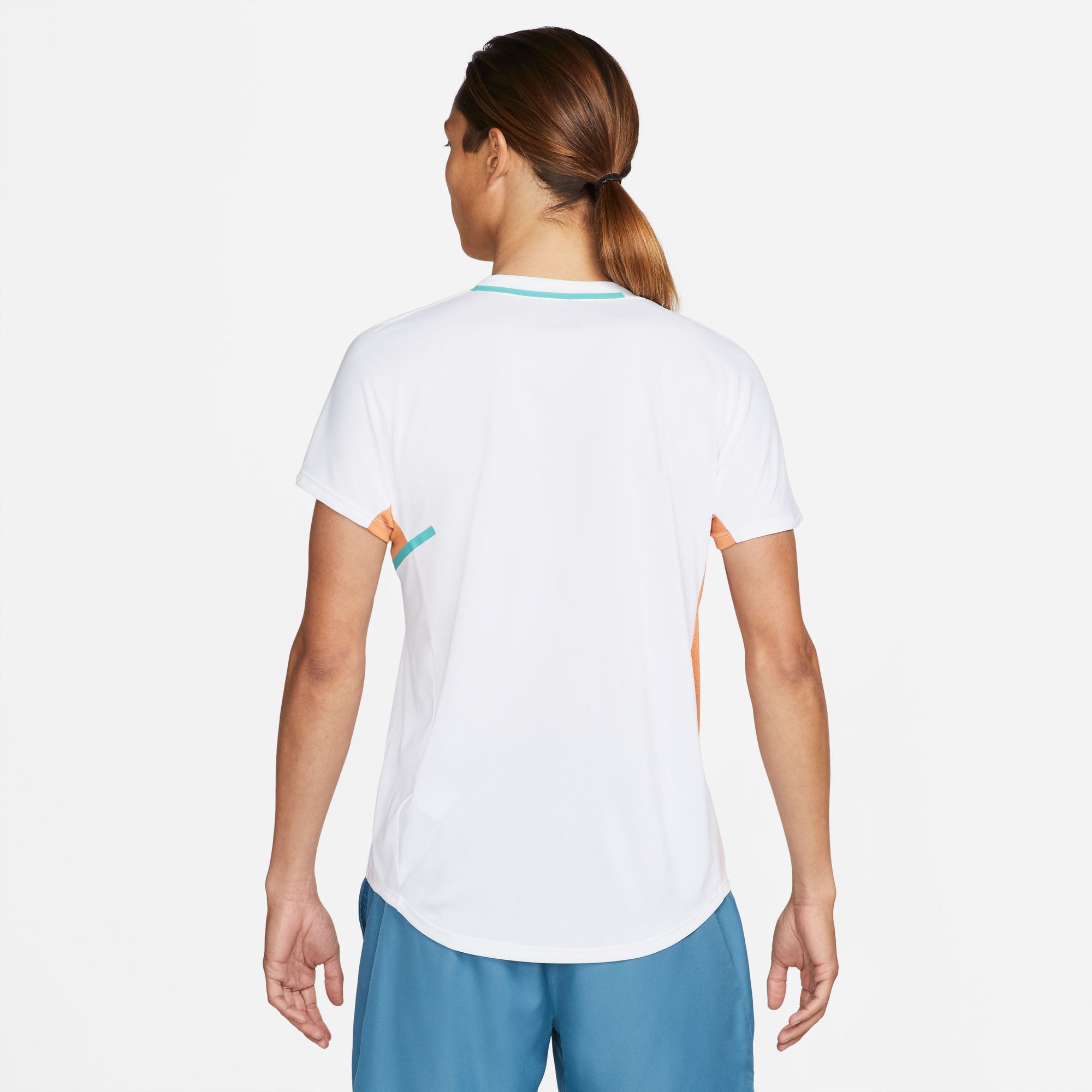 NikeCourt Dri-FIT Slam Melbourne Men's Tennis Shirt White (2)