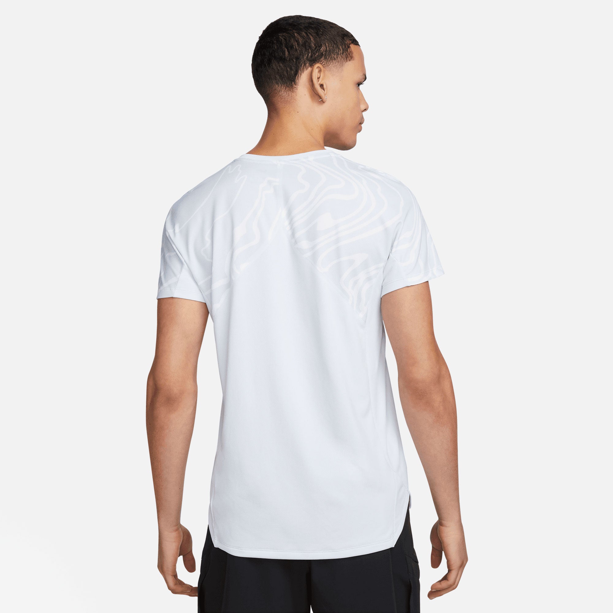 NikeCourt Dri-FIT Slam Melbourne Men's Tennis Shirt Grey (2)
