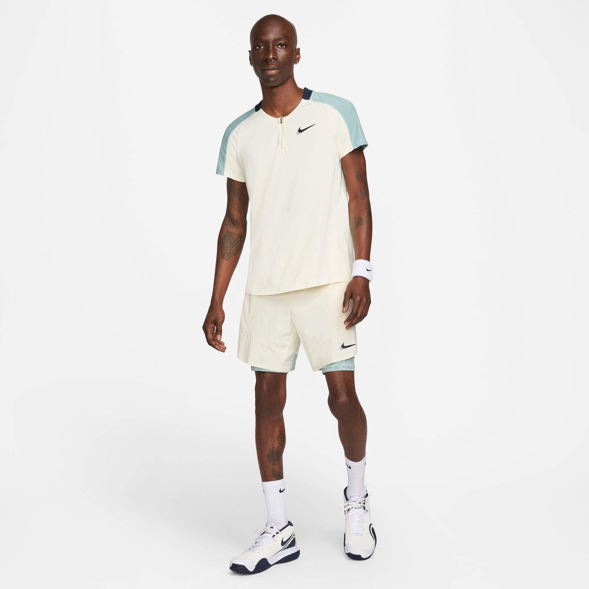 NikeCourt Dri-FIT Slam Paris Men's Tennis Polo White (4)