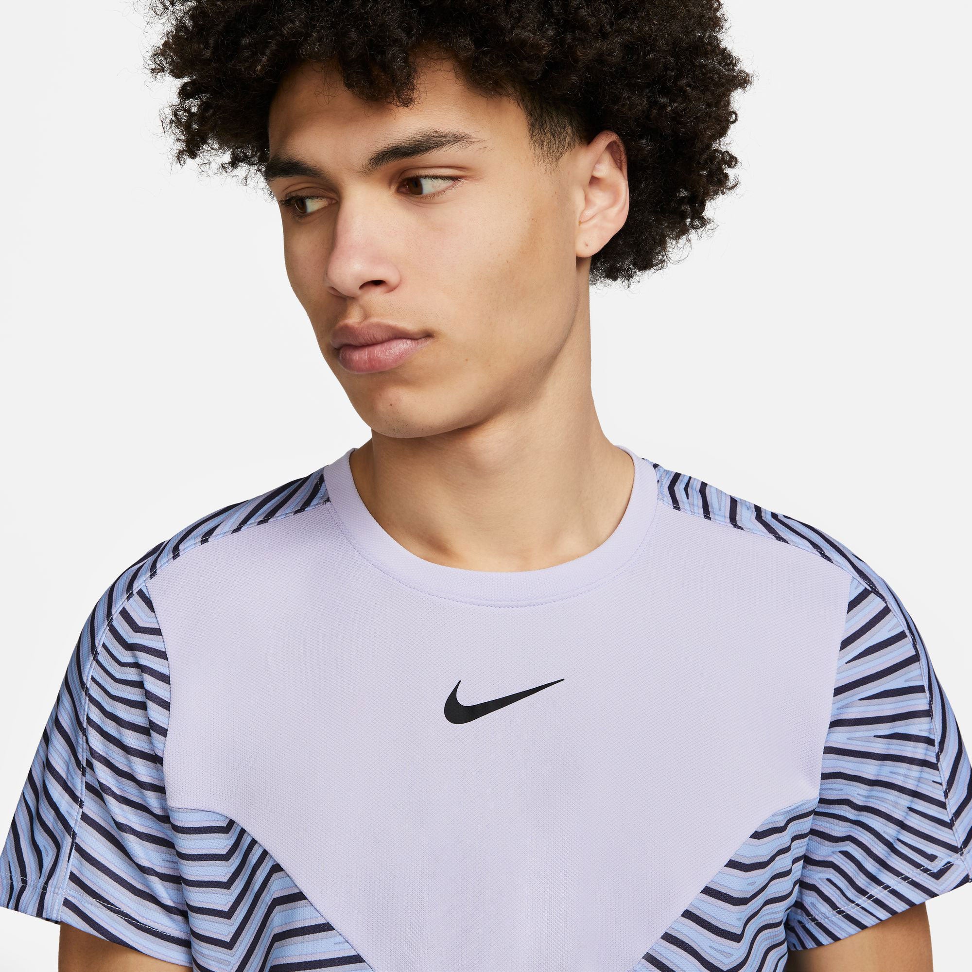 NikeCourt Dri-FIT Slam Paris Men's Tennis Shirt Purple (3)