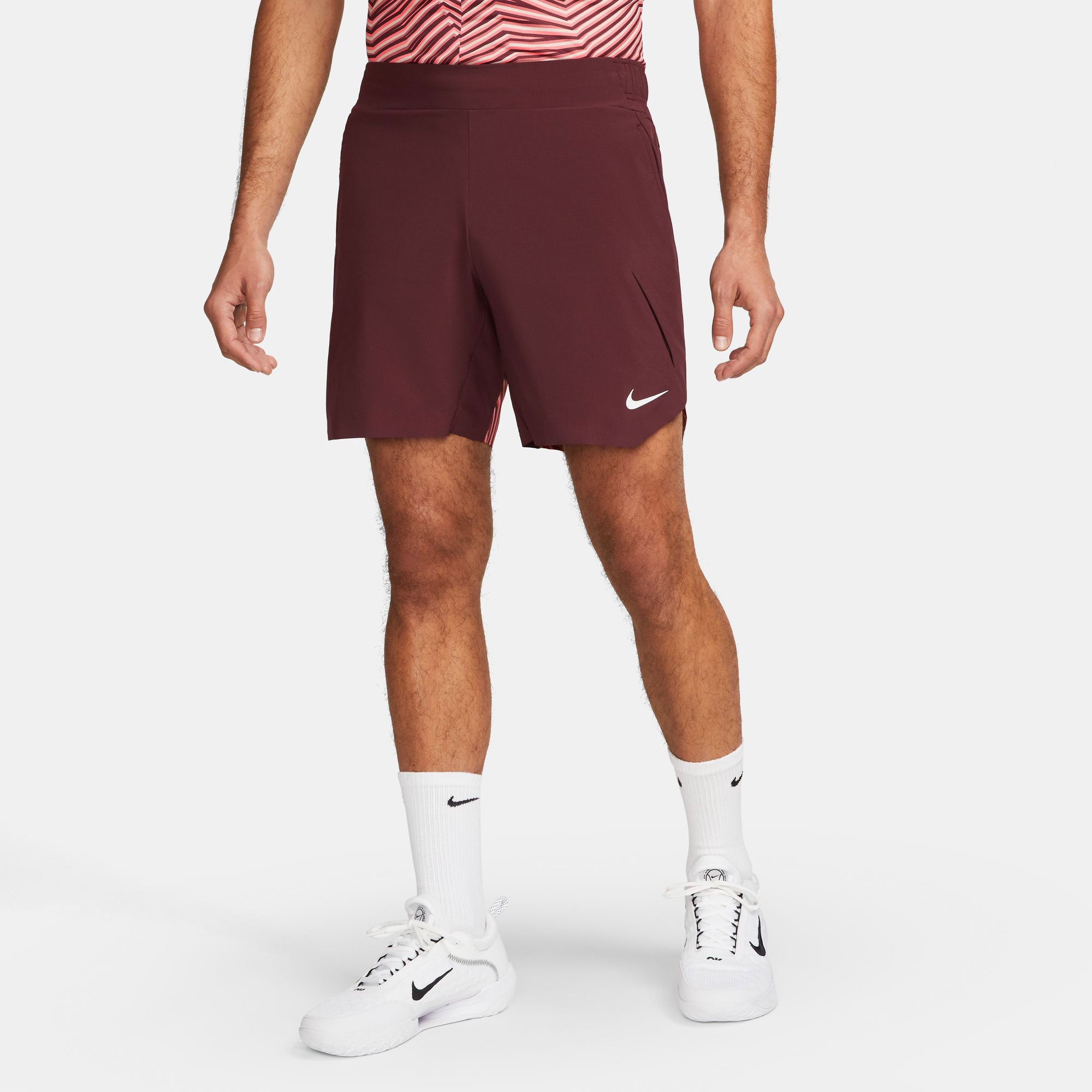 NikeCourt Dri-FIT Slam Paris Men's Tennis Shorts Red (1)