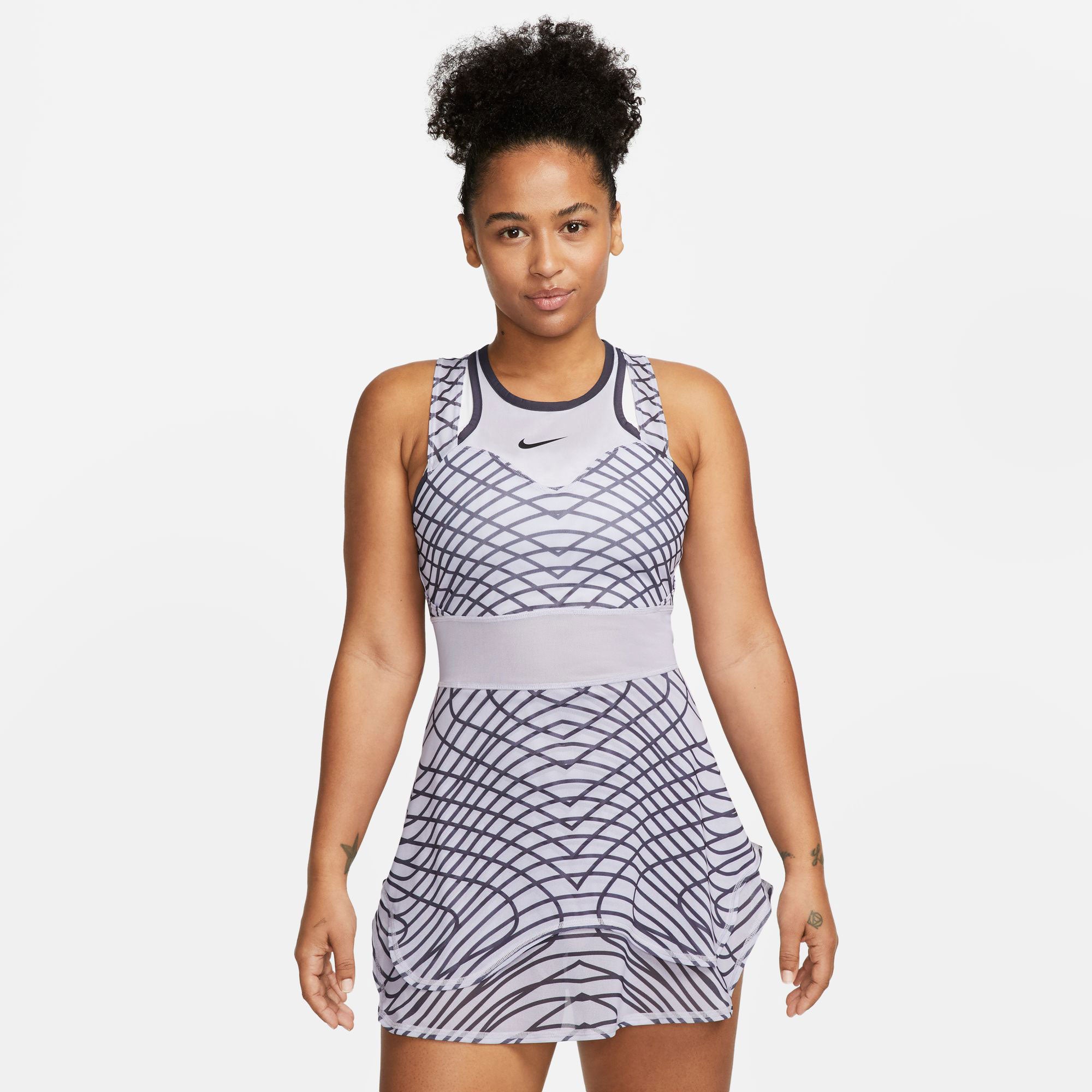 NikeCourt Dri-FIT Slam Paris Women's Tennis Dress Purple (1)