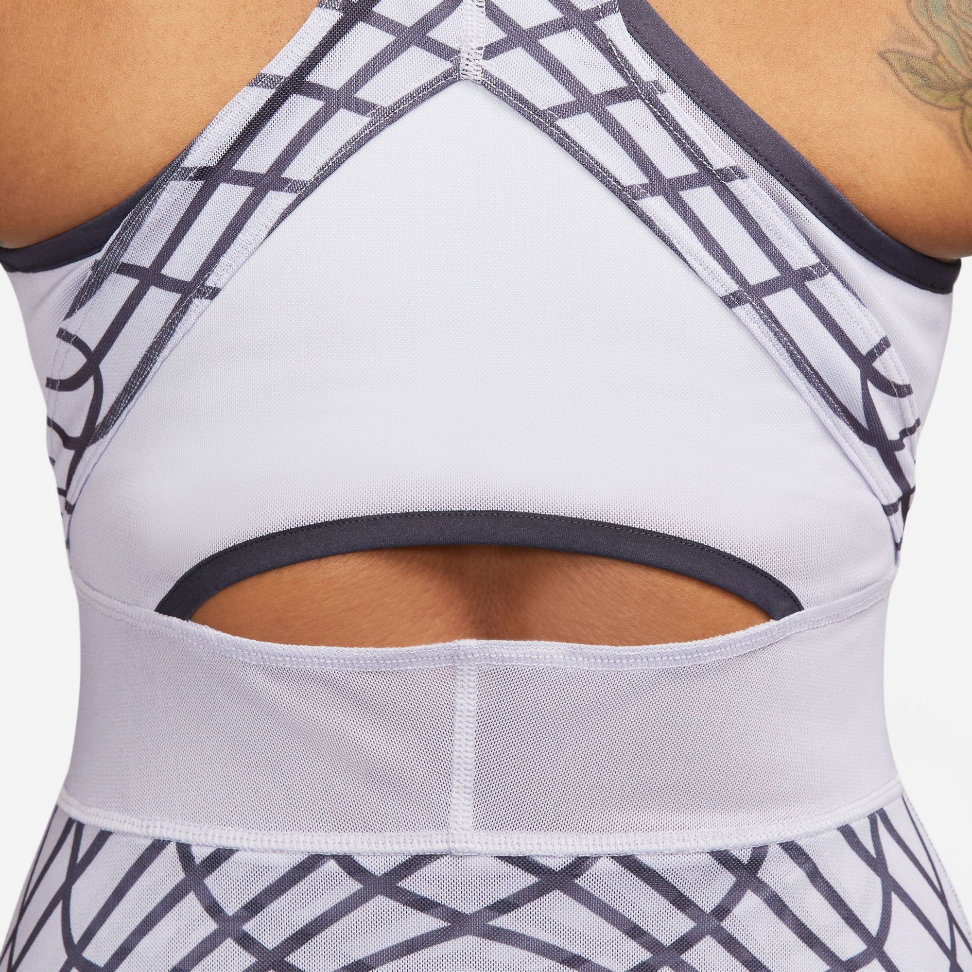 NikeCourt Dri-FIT Slam Paris Women's Tennis Dress Purple (4)