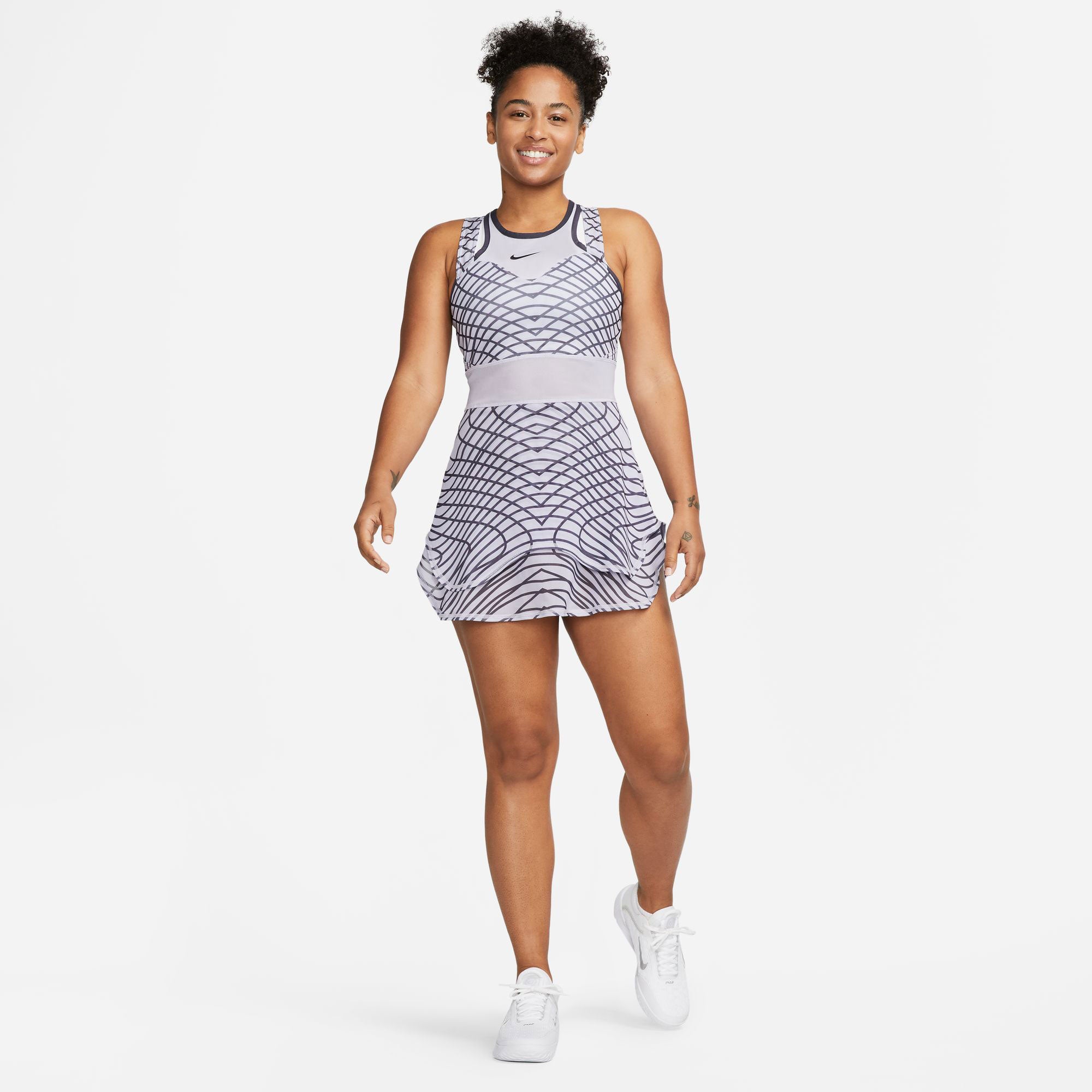 NikeCourt Dri-FIT Slam Paris Women's Tennis Dress Purple (5)