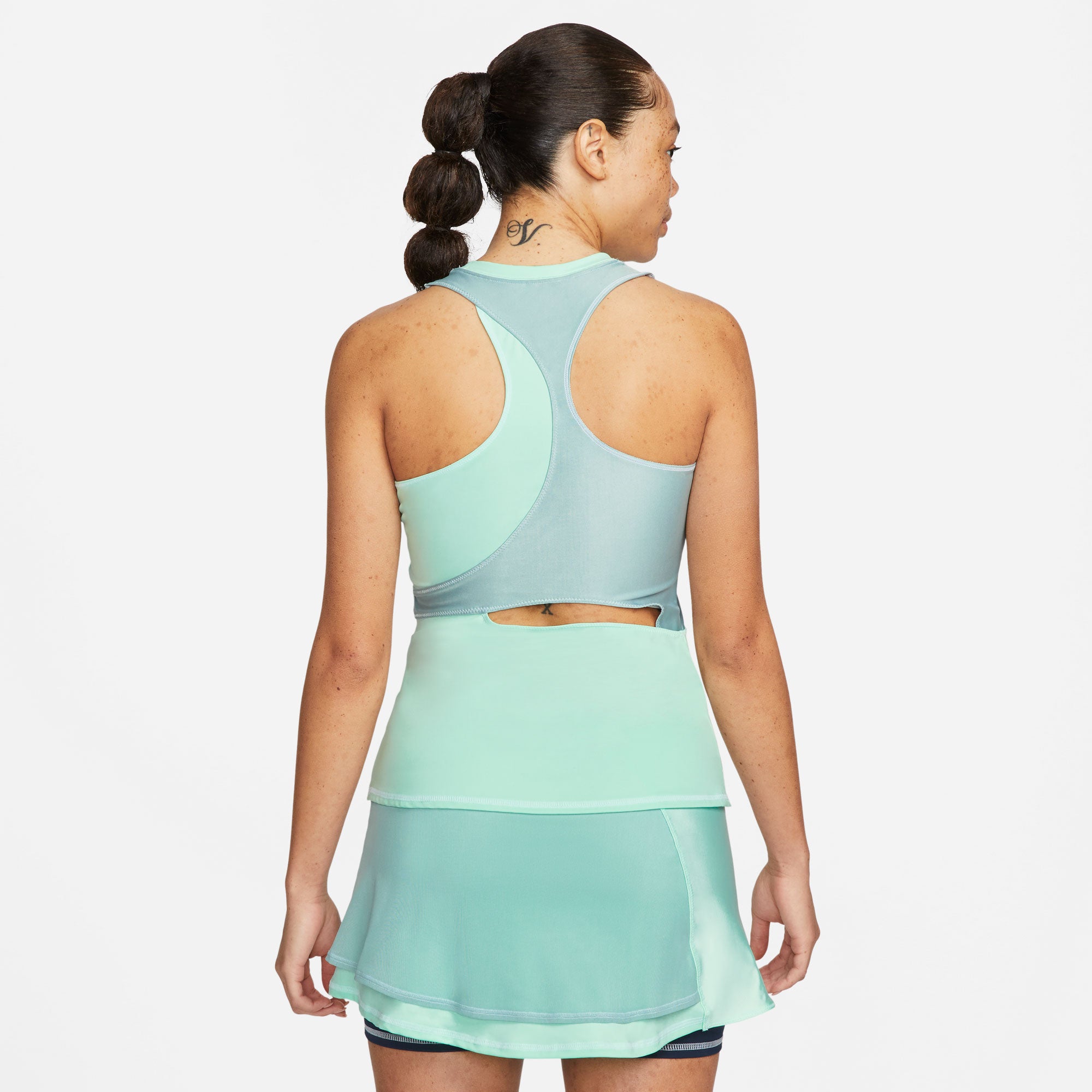 NikeCourt Dri-FIT Slam Paris Women's Tennis Tank Green (2)