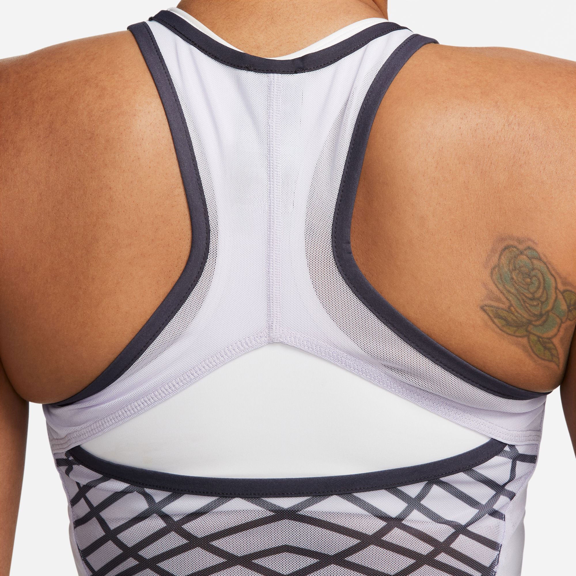 NikeCourt Dri-FIT Slam Paris Women's Tennis Tank Purple (4)