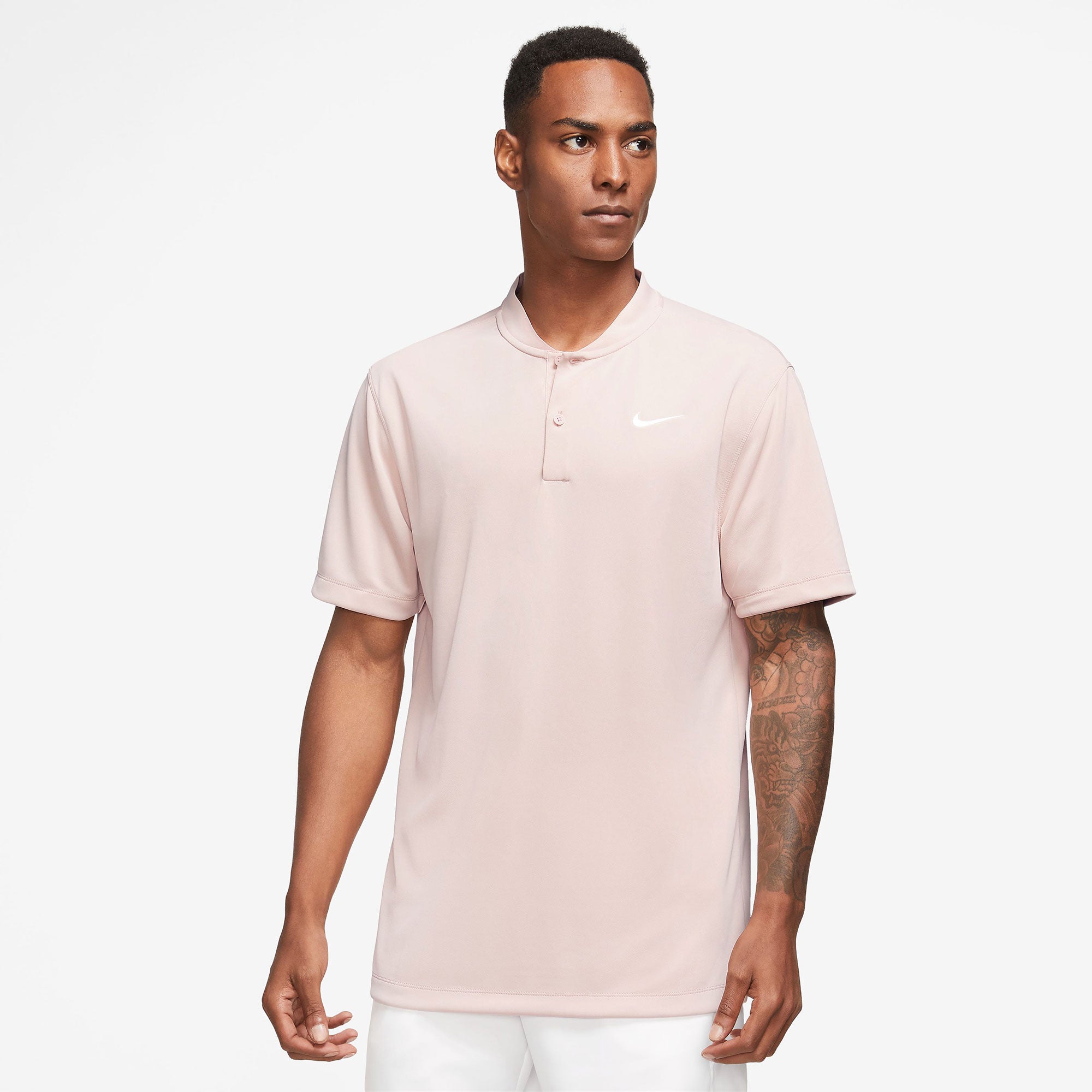 NikeCourt Dri-FIT Victory Blade Men's Tennis Polo Pink (1)