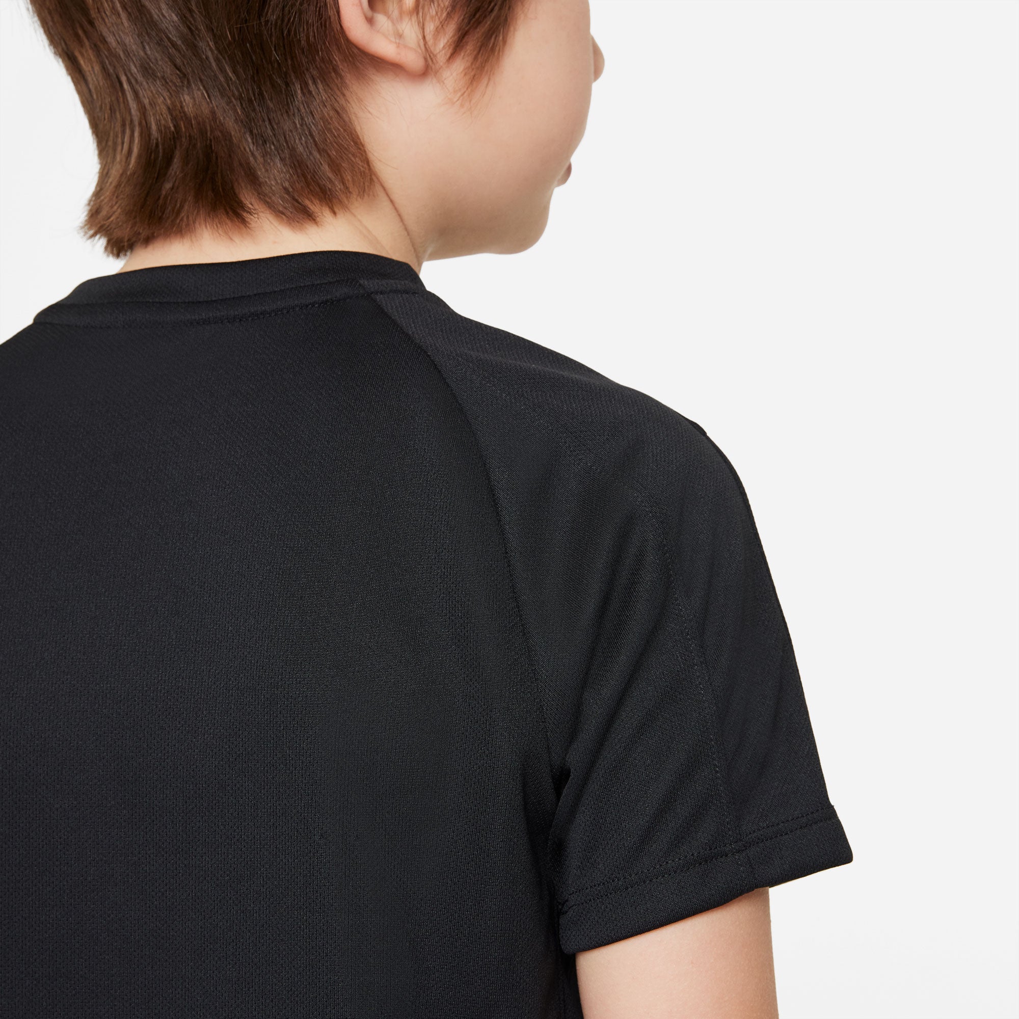 NikeCourt Dri-Fit Victory Boys' Tennis Shirt Black (4)