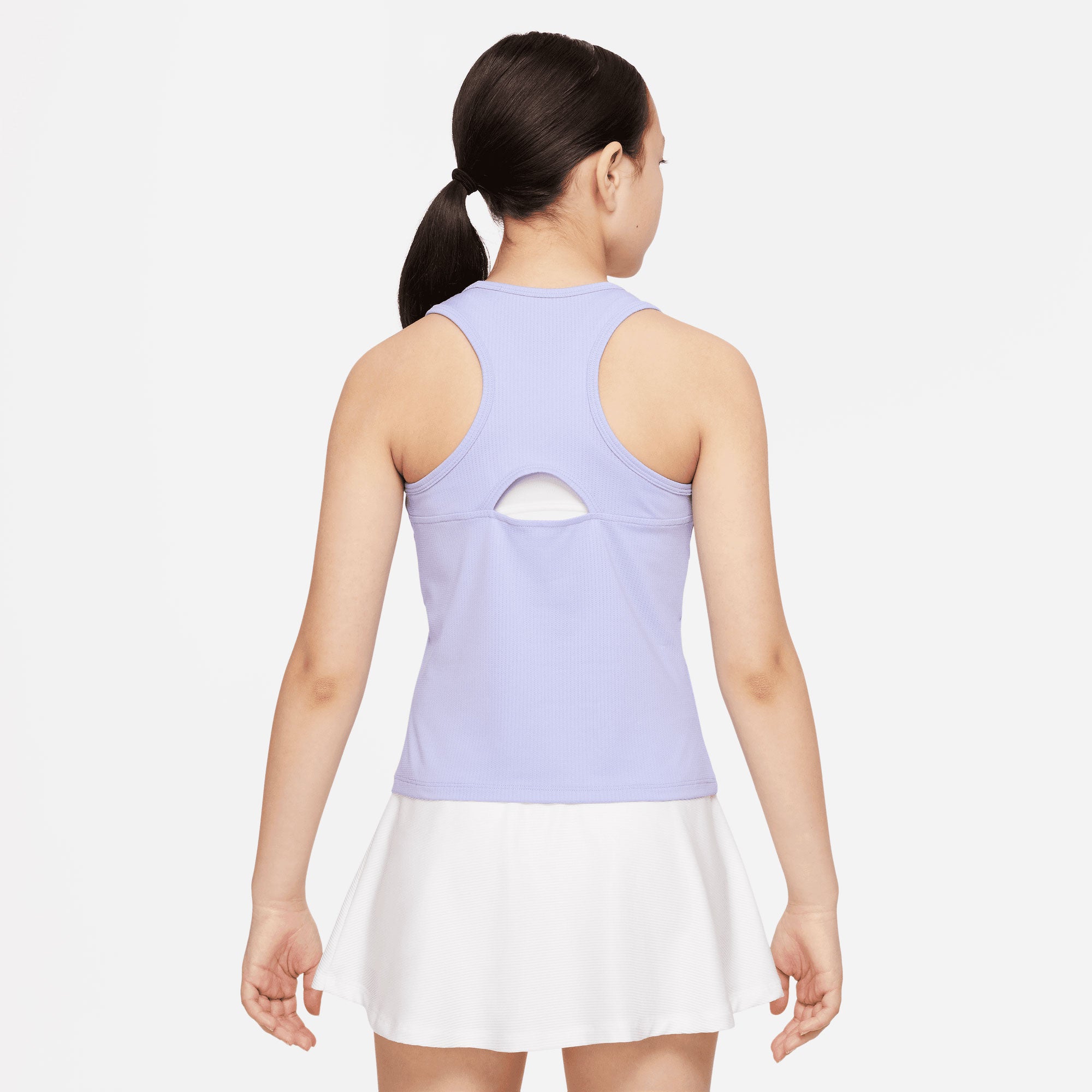 NikeCourt Dri FIT Victory Girls' Tennis Tank Purple (2)