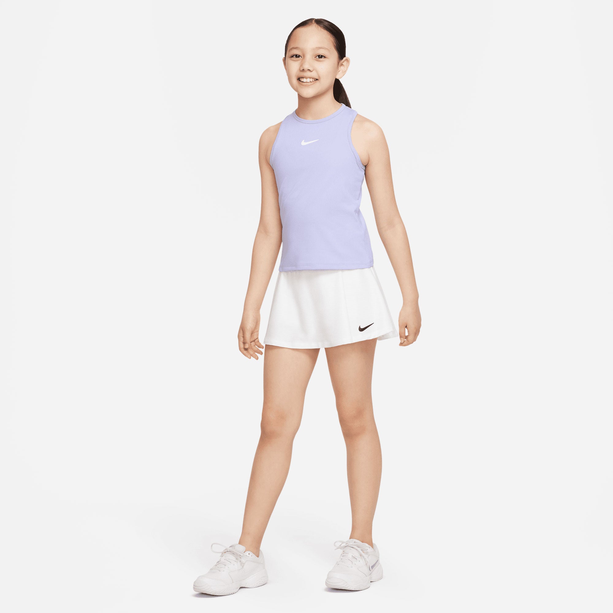 NikeCourt Dri FIT Victory Girls' Tennis Tank Purple (3)