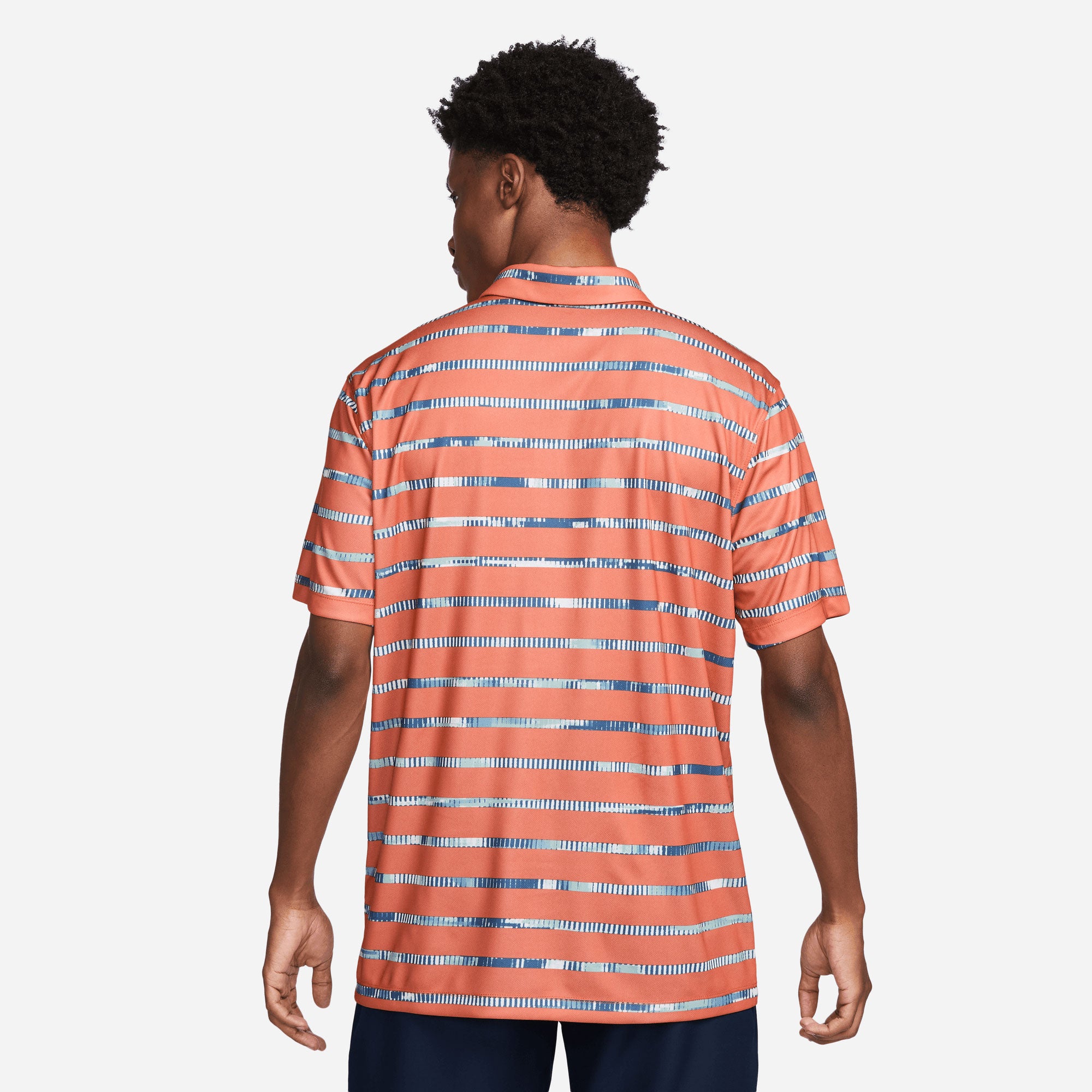 NikeCourt Dri-FIT Victory Men's Printed Tennis Polo Orange (2)