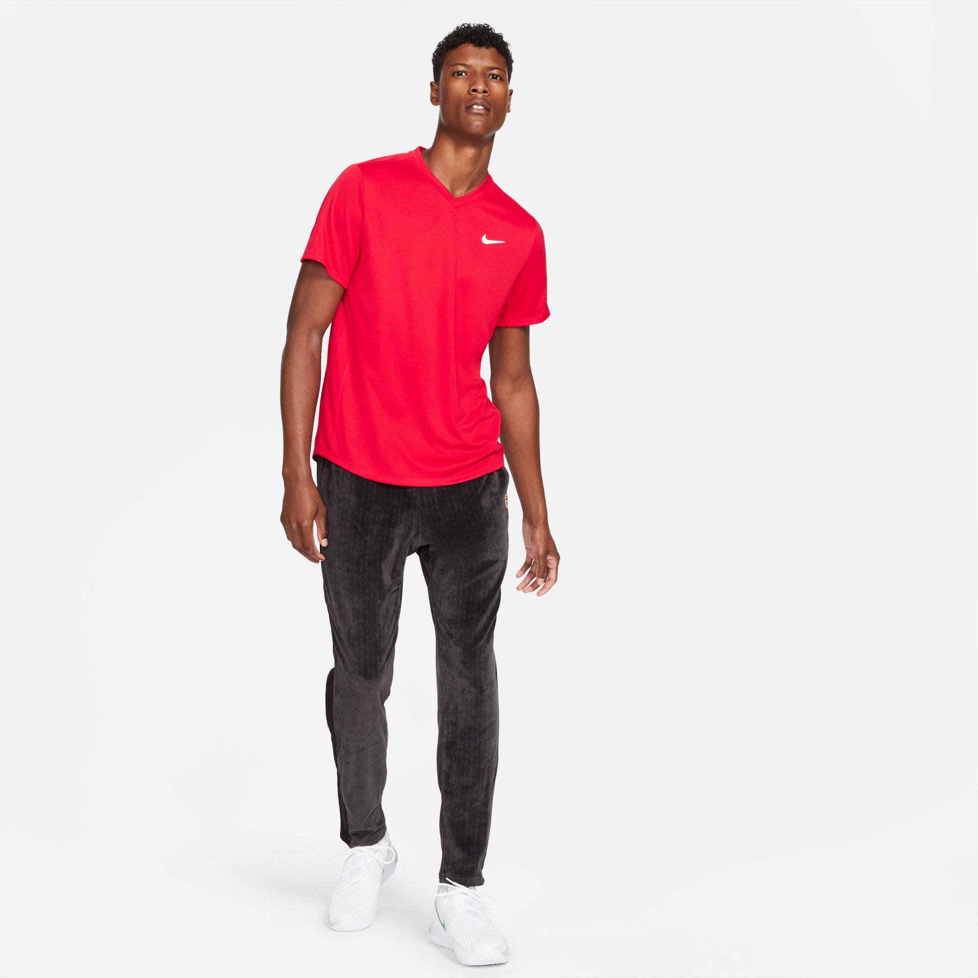 NikeCourt Dri-FIT Victory Men's Tennis Shirt Red (3)