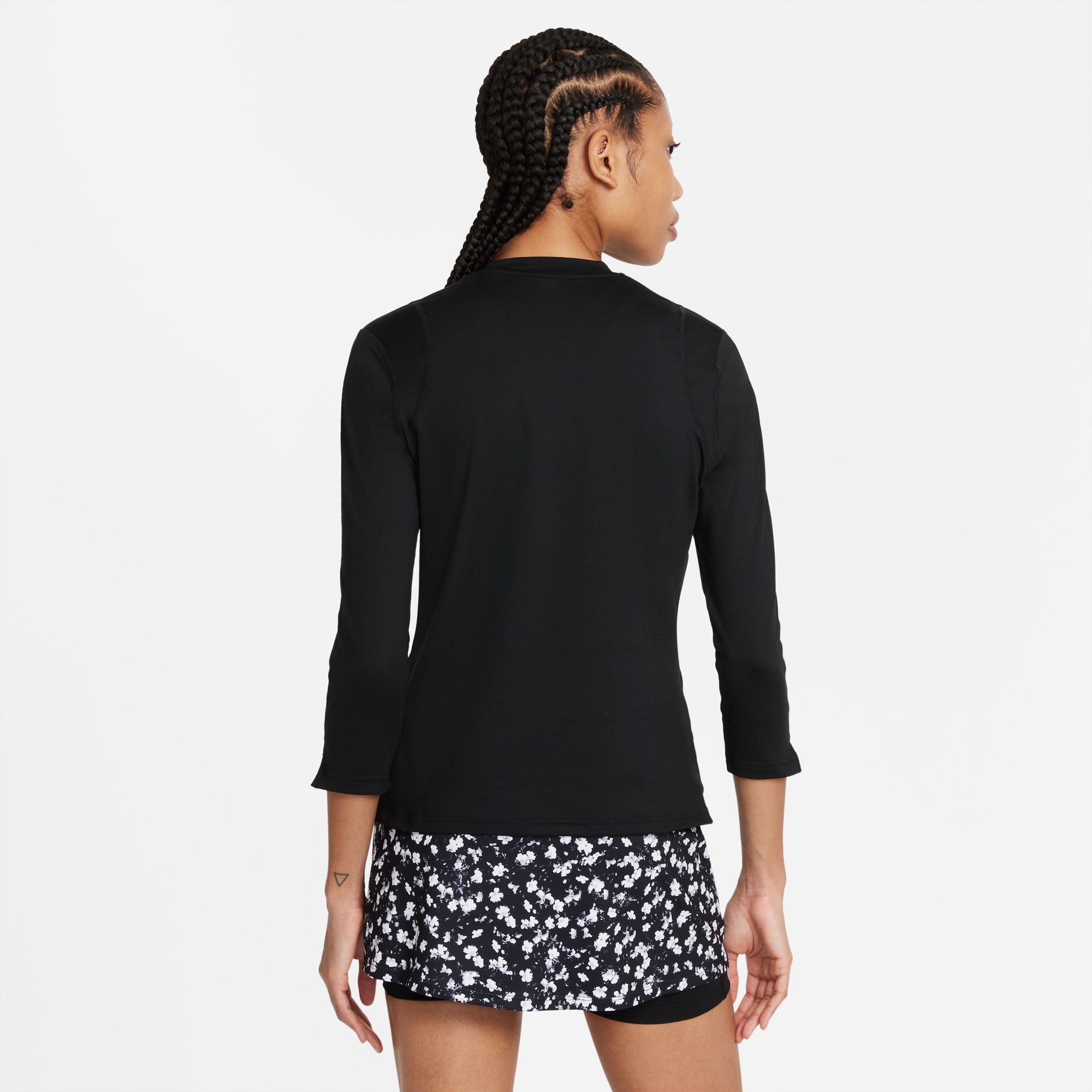 NikeCourt Dri-FIT Victory Women's 3/4 Sleeve Tennis Shirt Black (2)