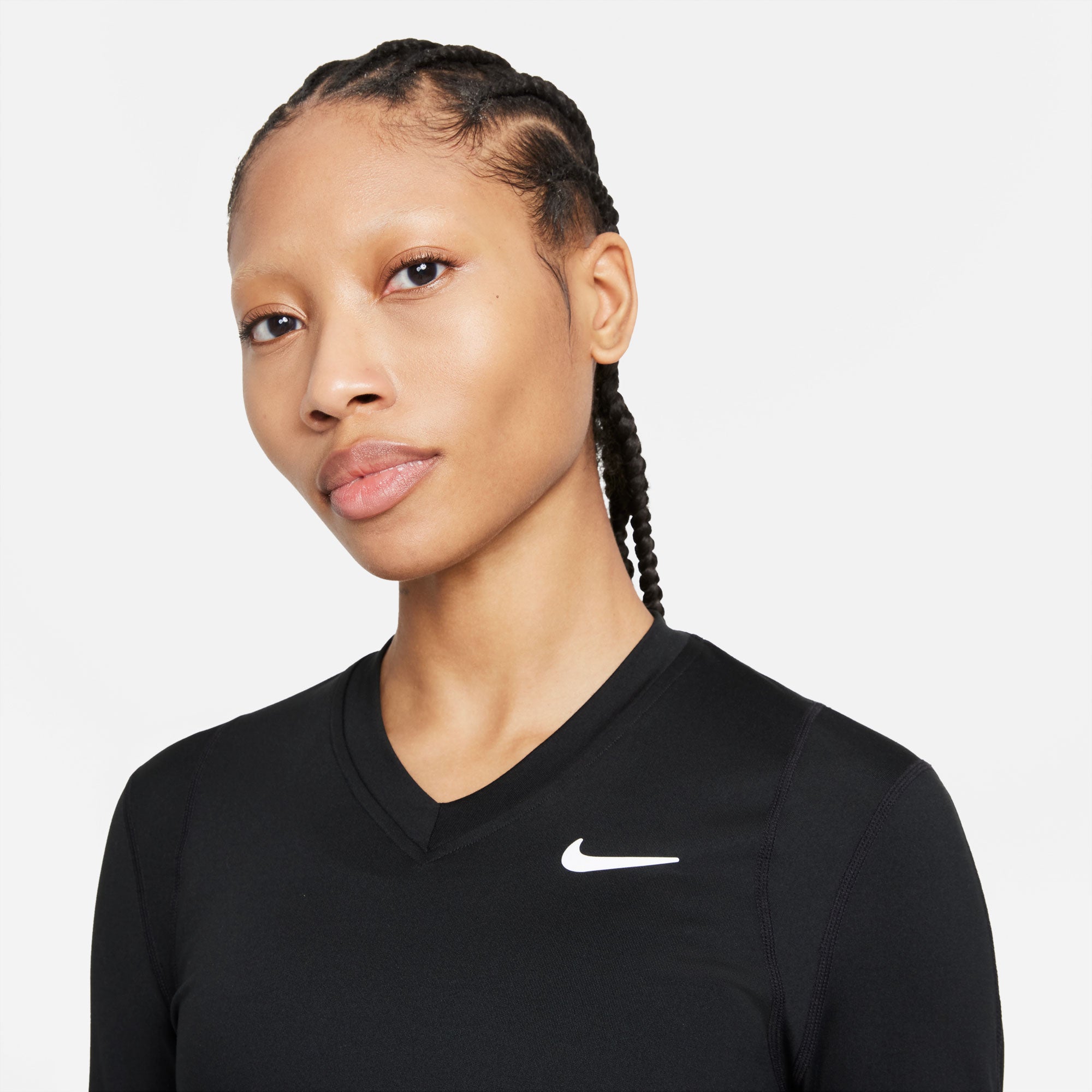 NikeCourt Dri-FIT Victory Women's 3/4 Sleeve Tennis Shirt Black (3)