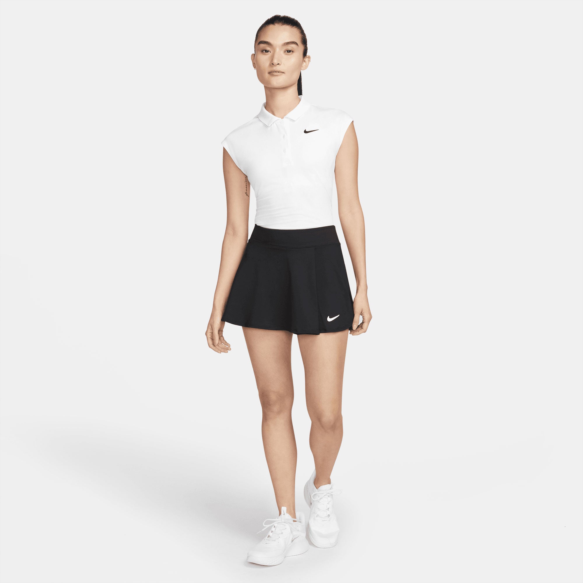 NikeCourt Dri-FIT Victory Women's Flouncy Tennis Skirt Black (4)