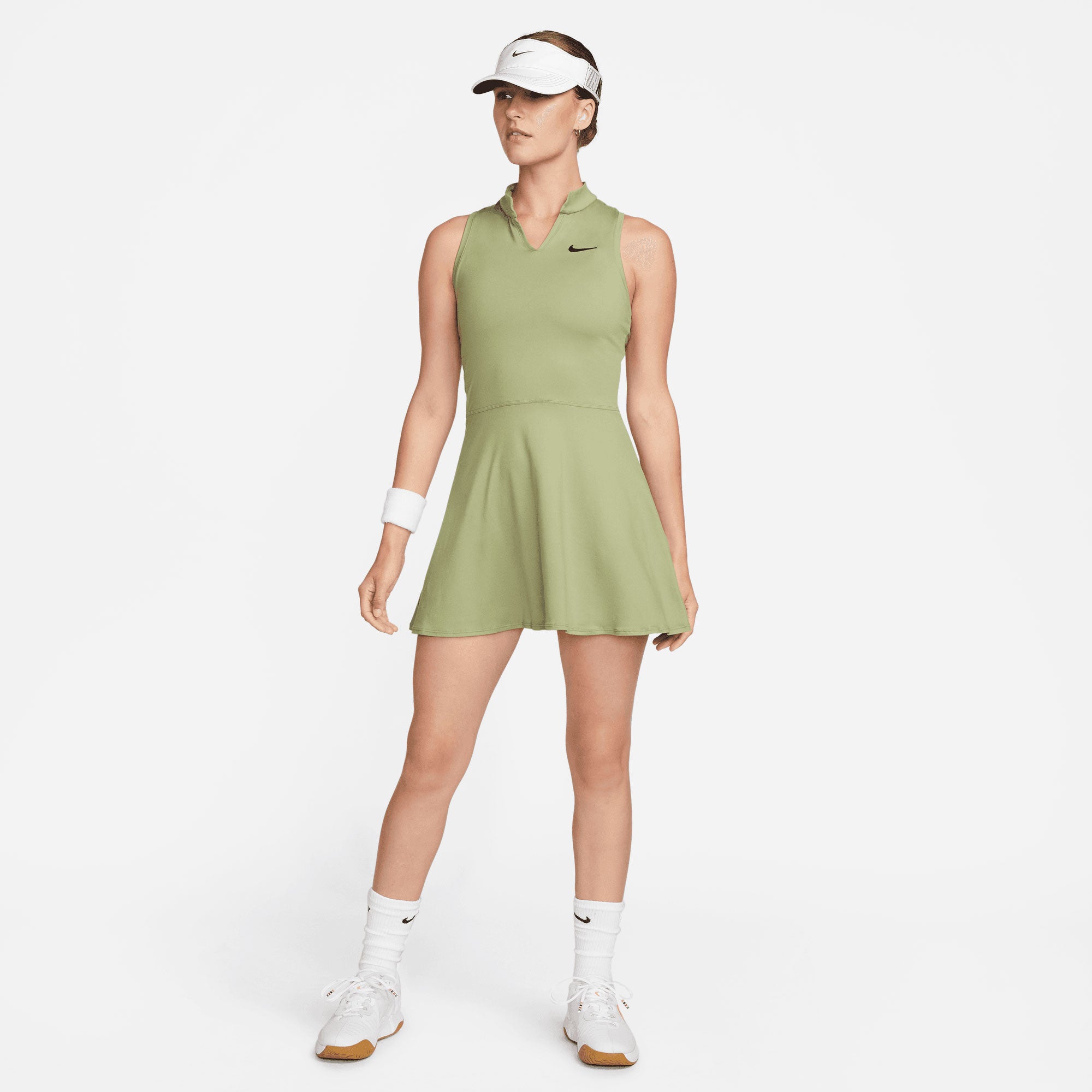 NikeCourt Dri-FIT Victory Women's Tennis Dress Green (5)