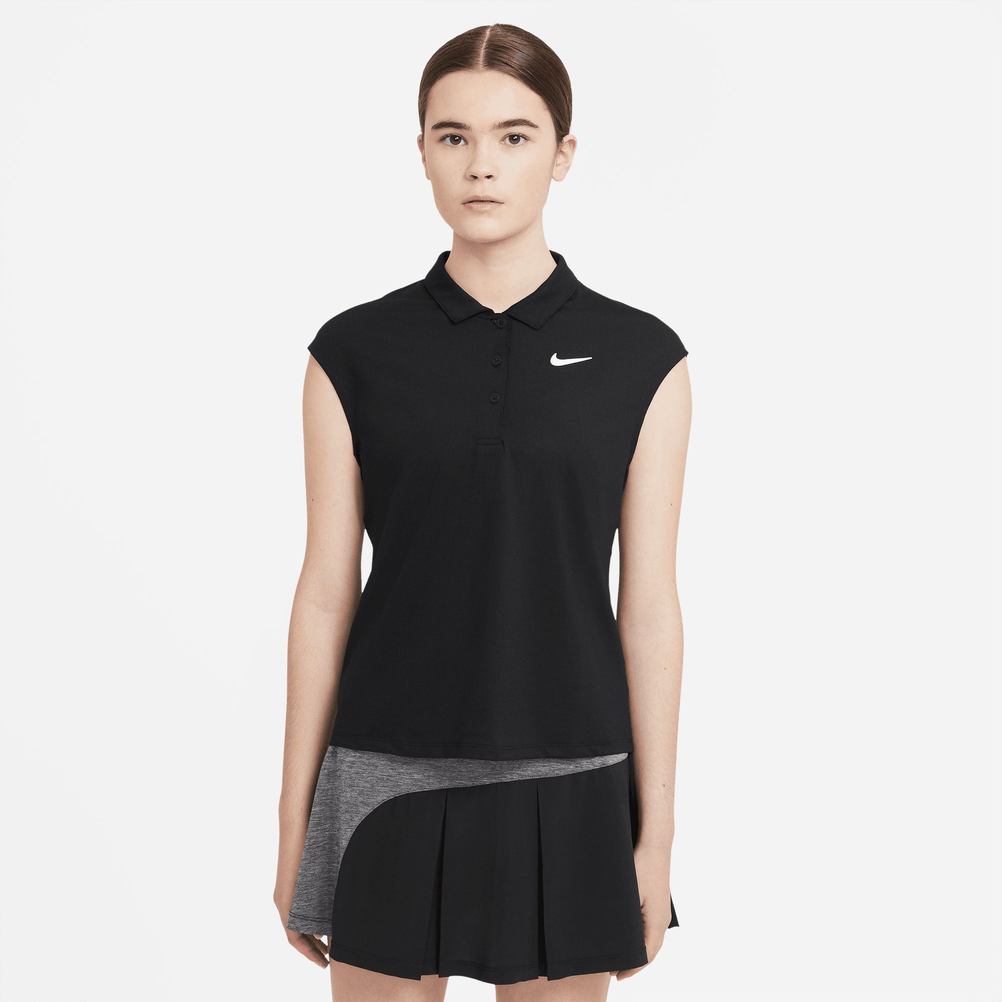 NikeCourt Dri-FIT Victory Women's Tennis Polo Black (1)