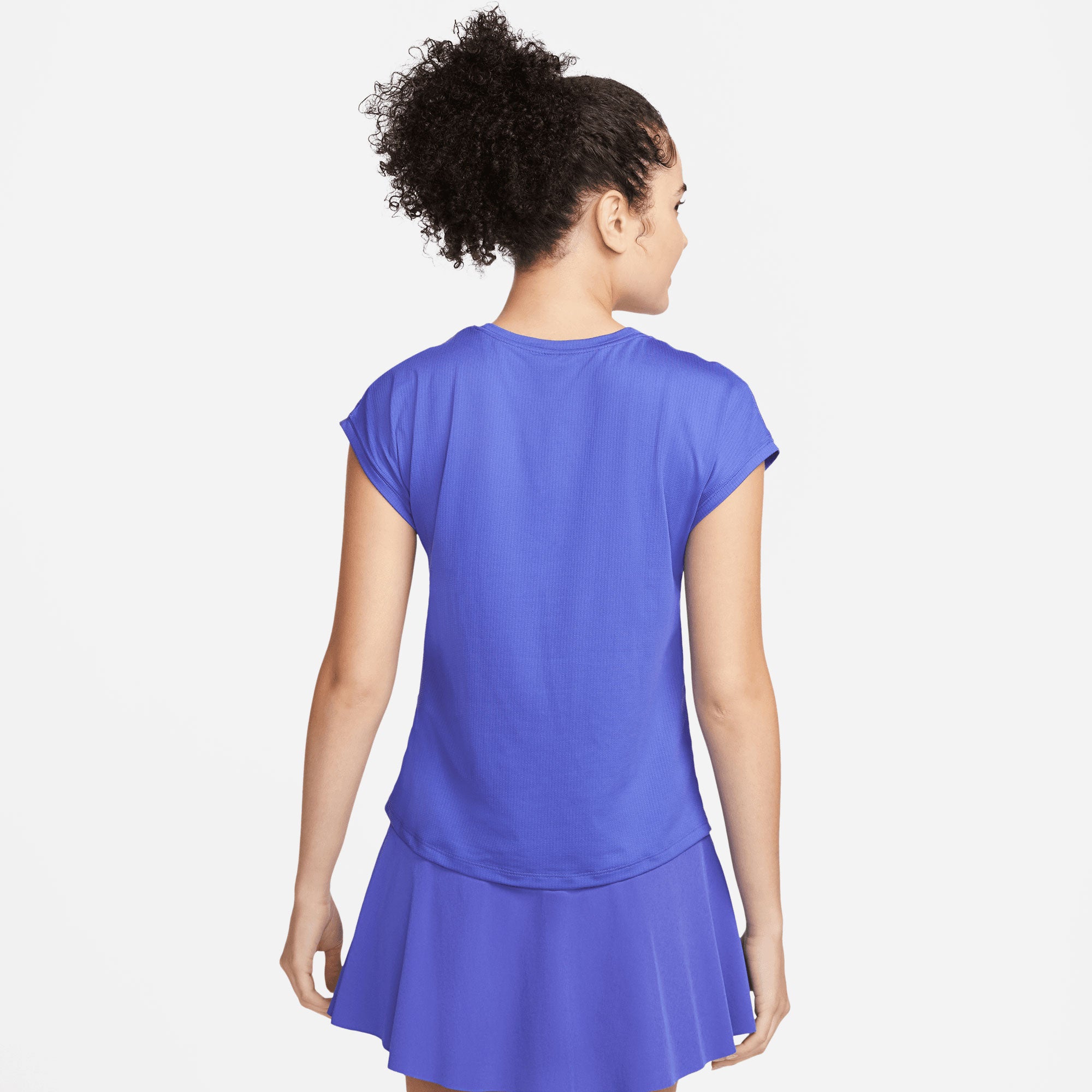NikeCourt Dri-FIT Victory Women's Tennis Shirt Blue (2)