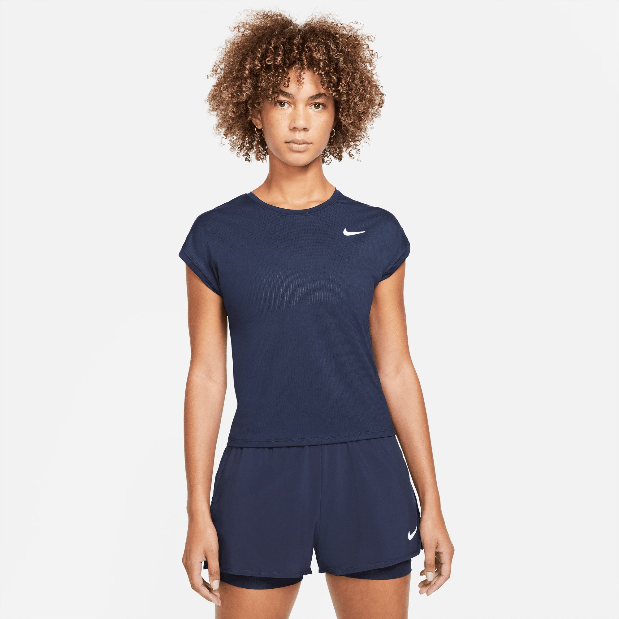 NikeCourt Dri-FIT Victory Women's Tennis Shirt Blue (1)