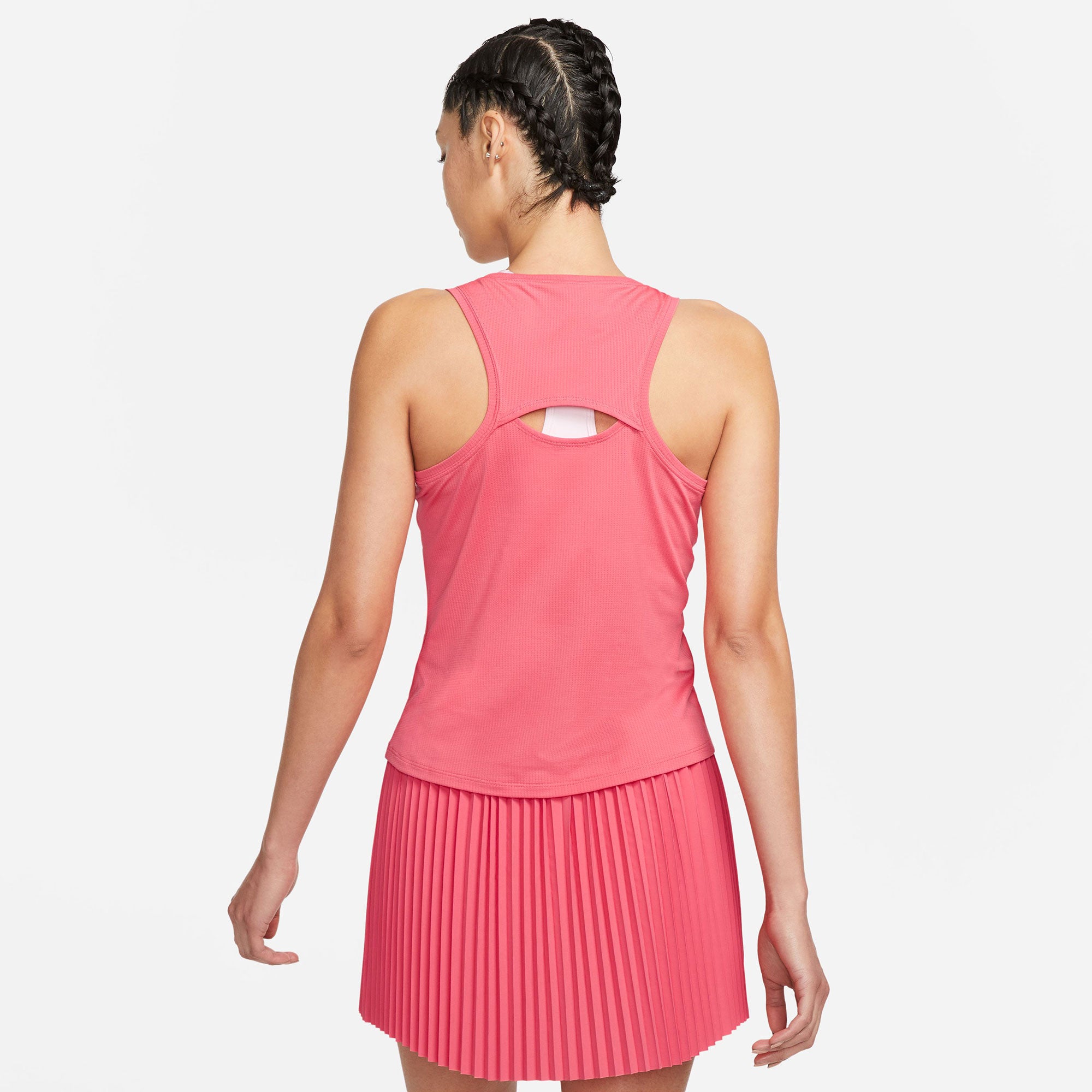 NikeCourt Dri-FIT Victory Women's Tennis Tank Orange (2)