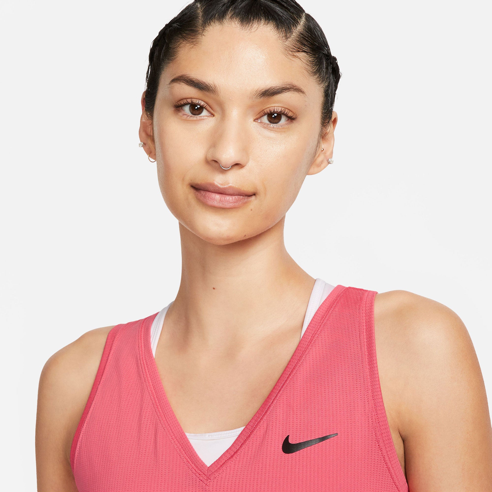 NikeCourt Dri-FIT Victory Women's Tennis Tank Orange (3)