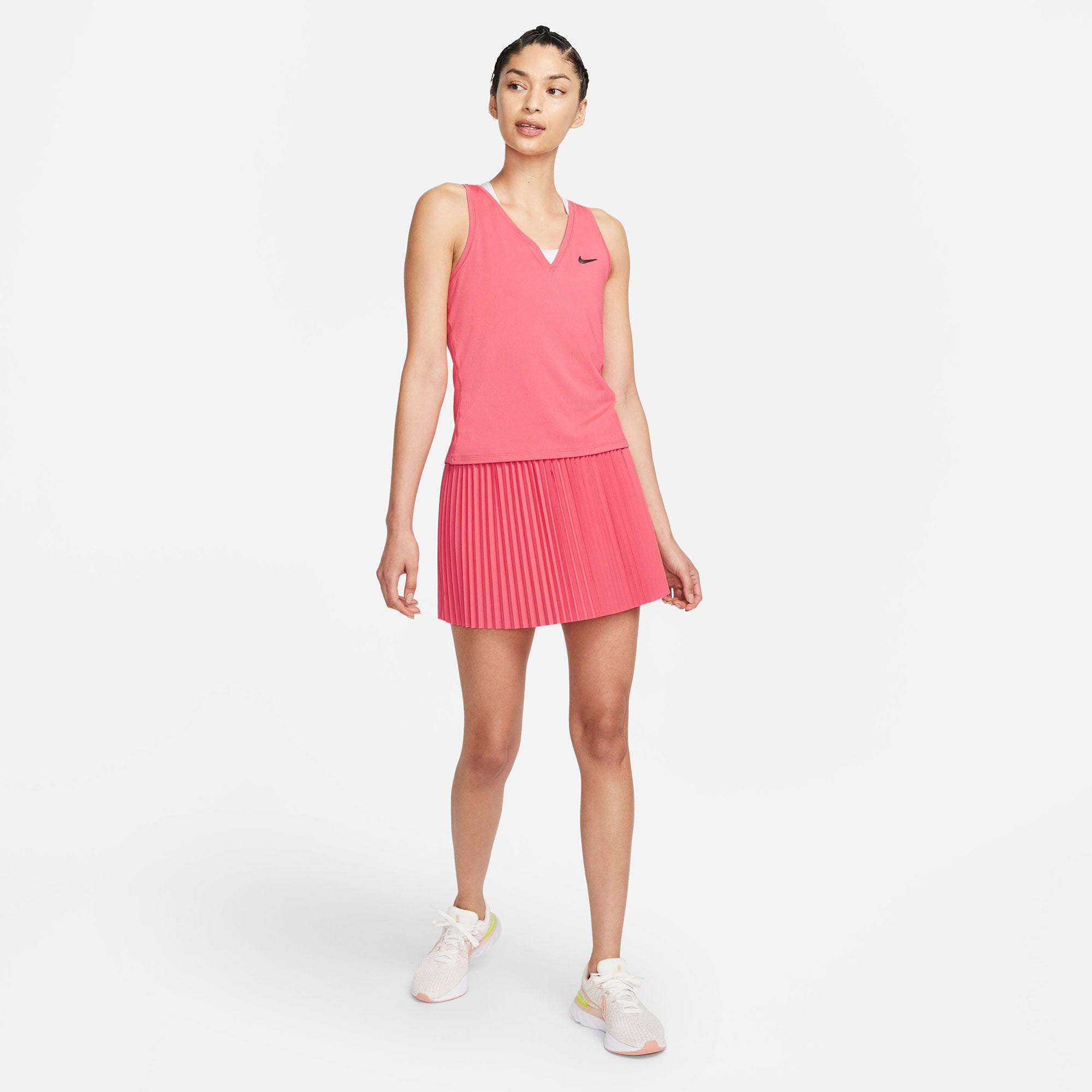 NikeCourt Dri-FIT Victory Women's Tennis Tank Orange (5)