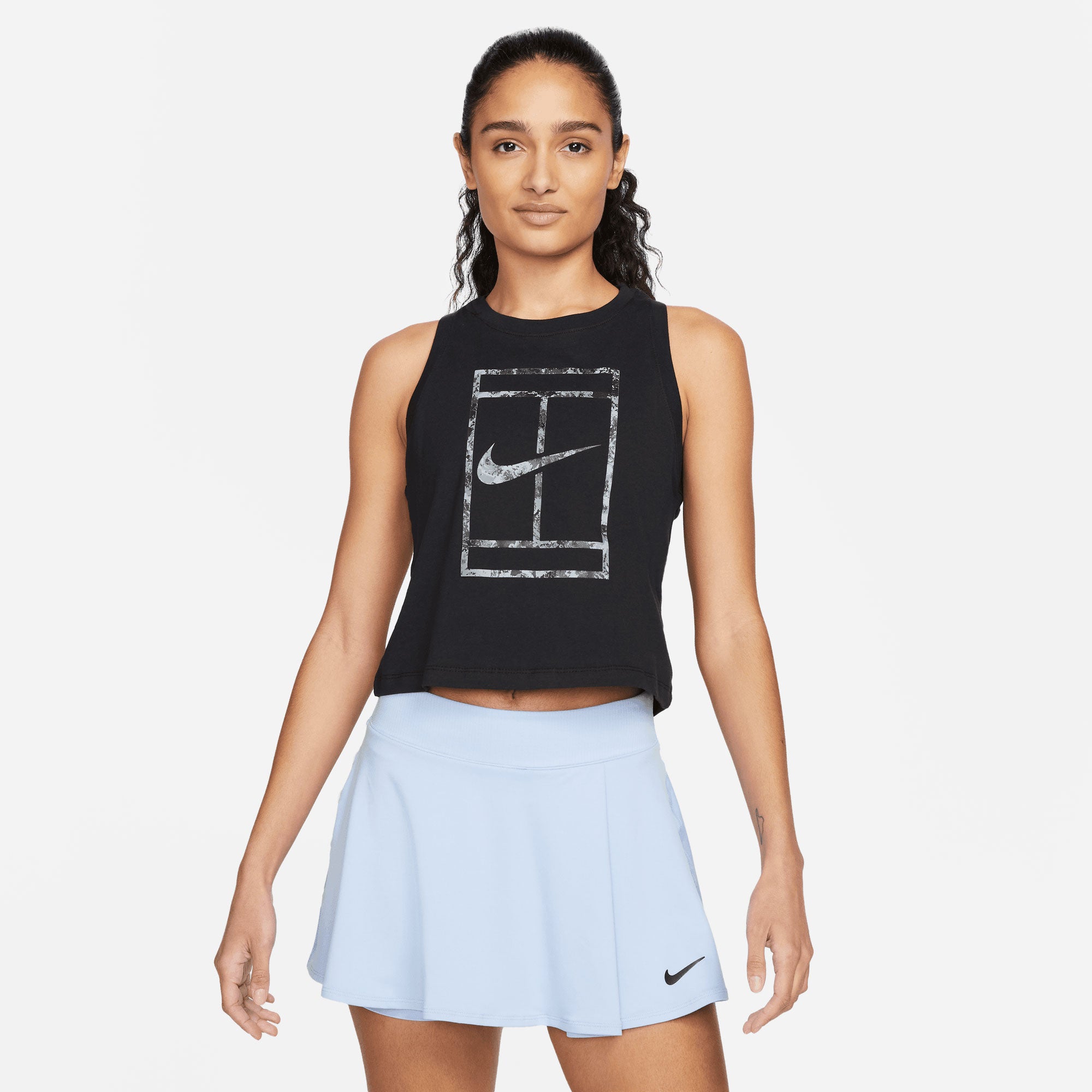 NikeCourt Garden Party Women's Tennis Tank Black (1)