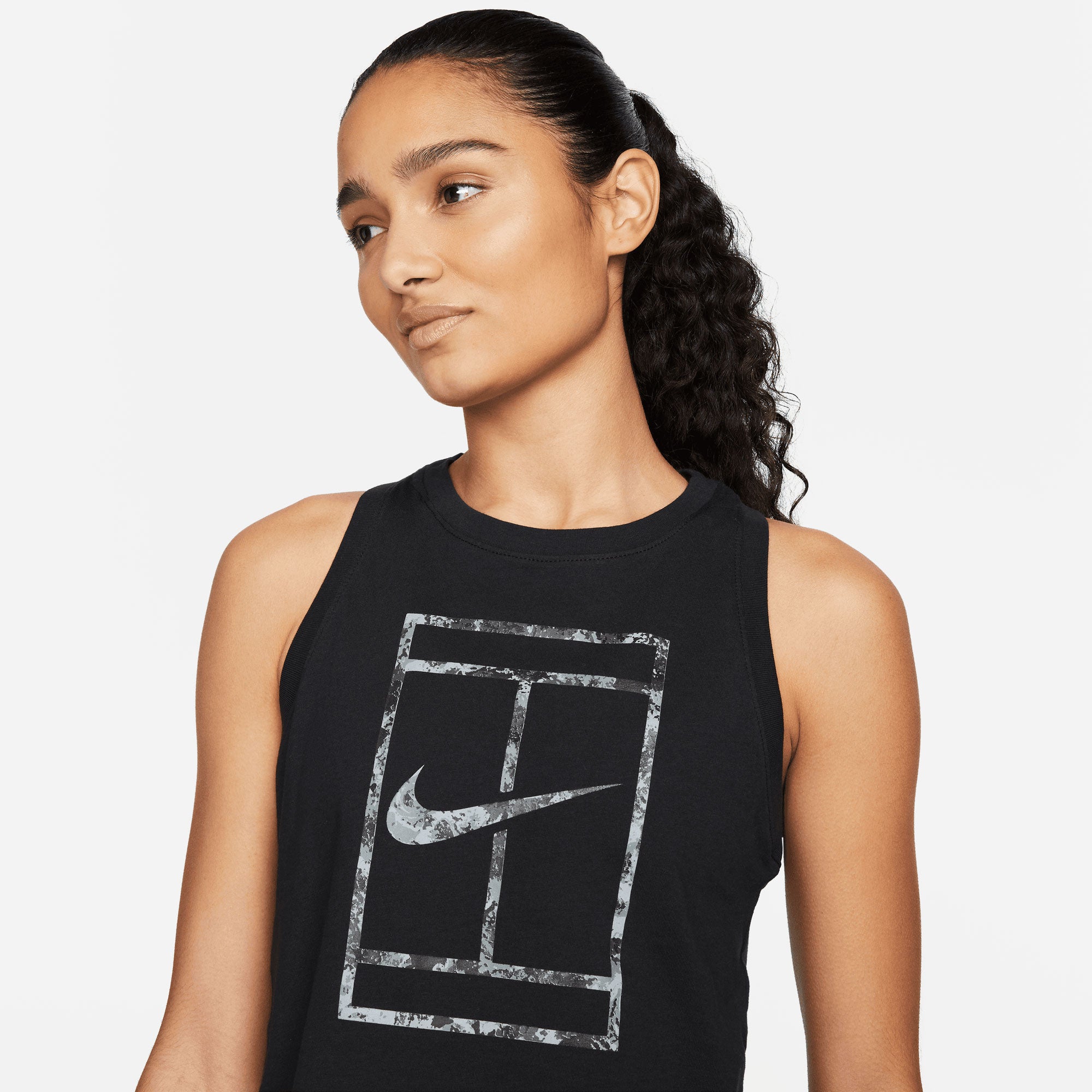 NikeCourt Garden Party Women's Tennis Tank Black (3)