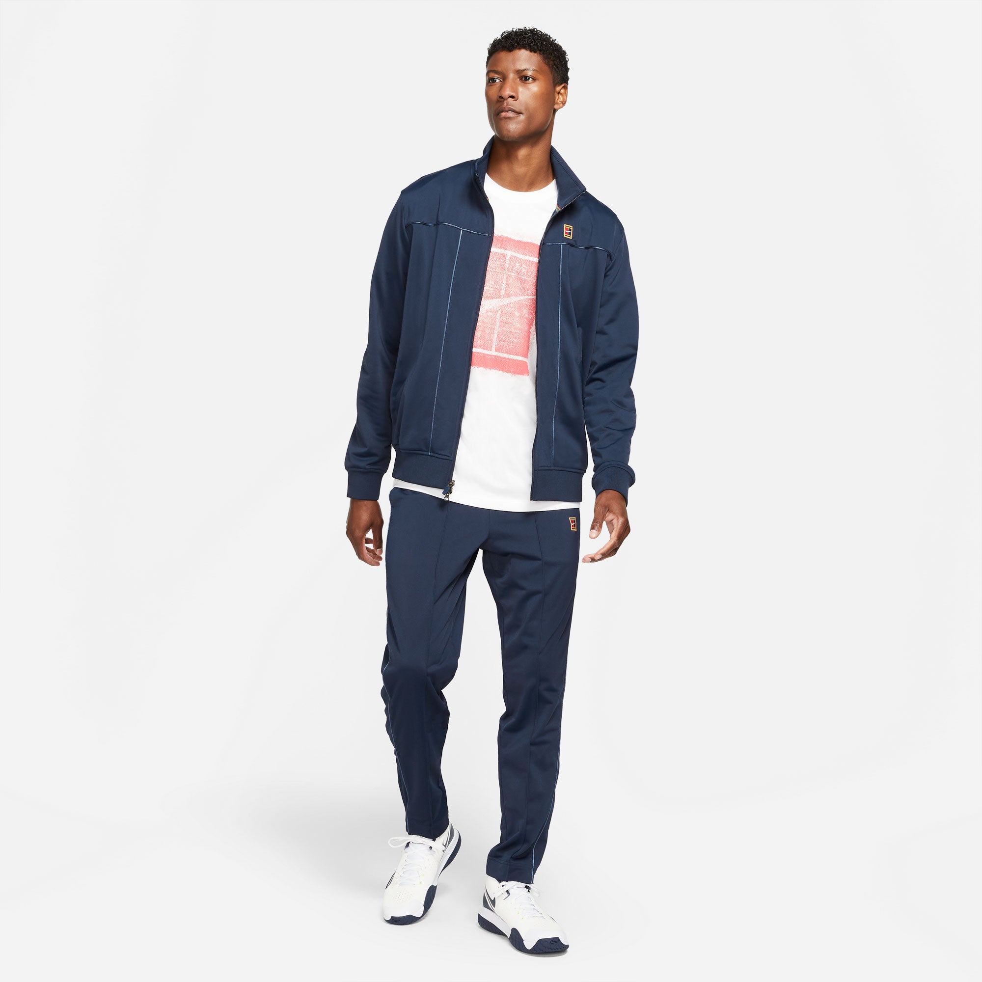NikeCourt Heritage Men's Tennis Jacket Blue (3)