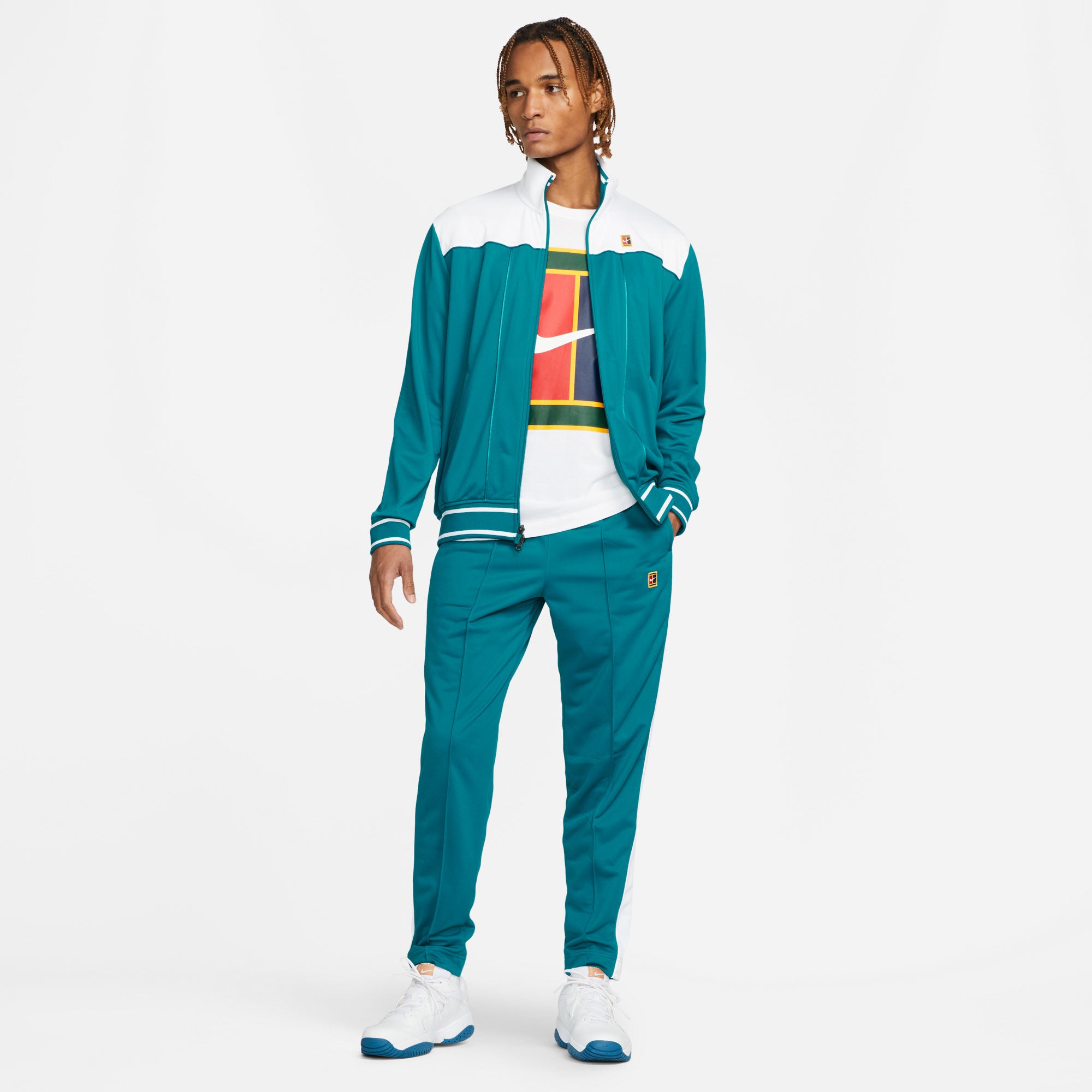 NikeCourt Heritage Men's Tennis Pants Green (3)
