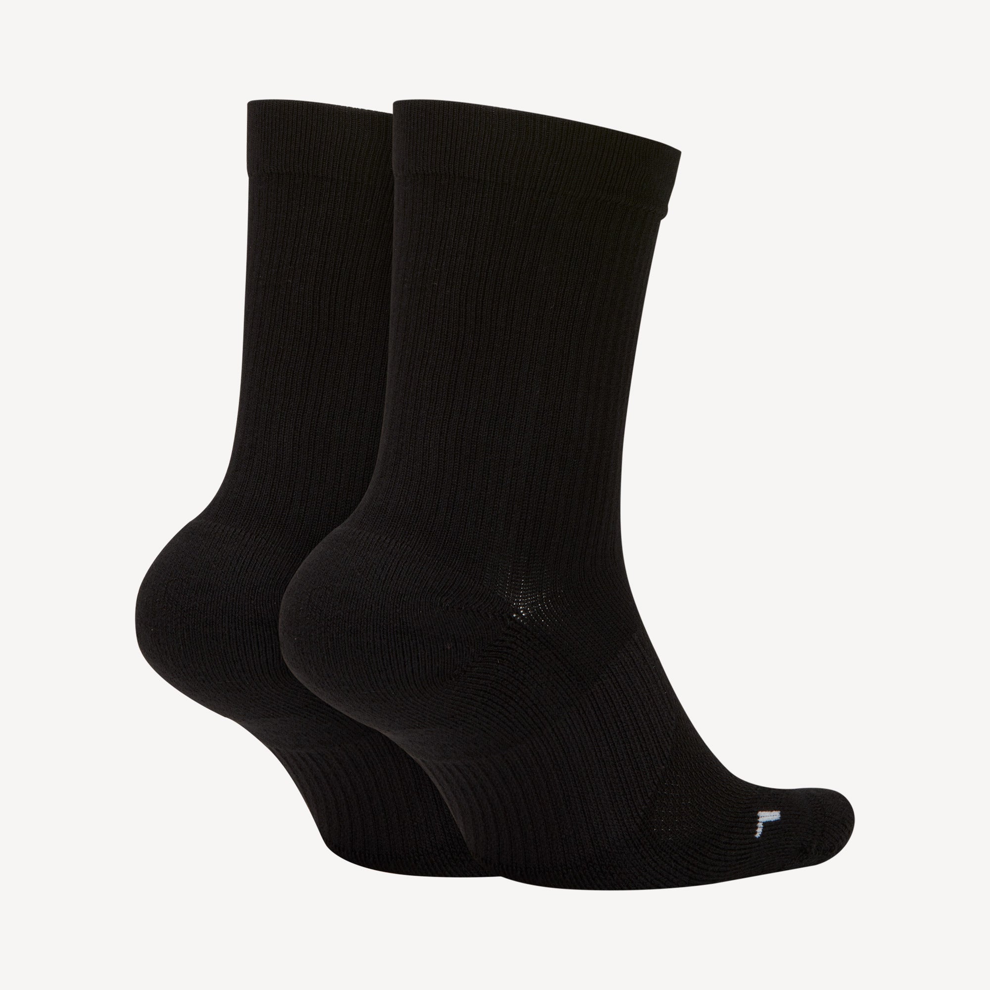 NikeCourt Multiplier Cushioned Tennis Crew Socks (2 Pairs) Black (2)