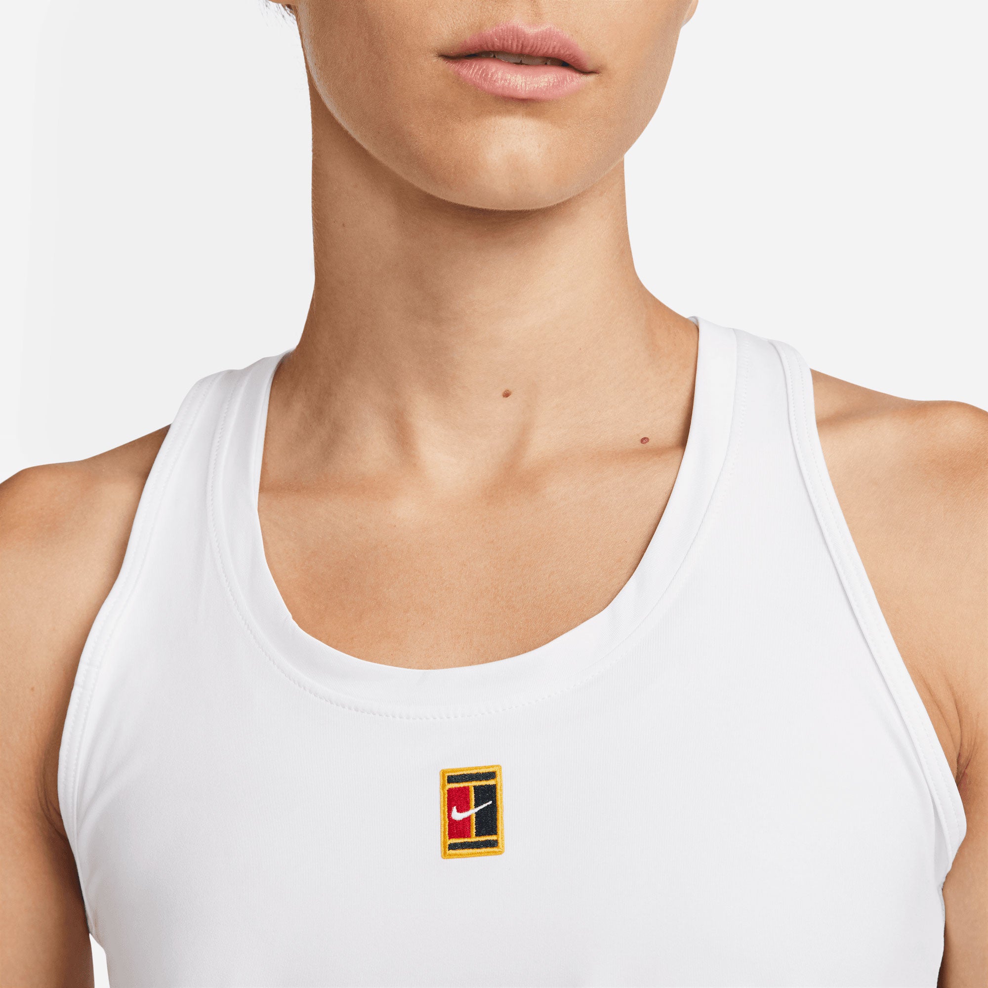 NikeCourt One Dri-FIT Women's Slim Tennis Tank White (3)