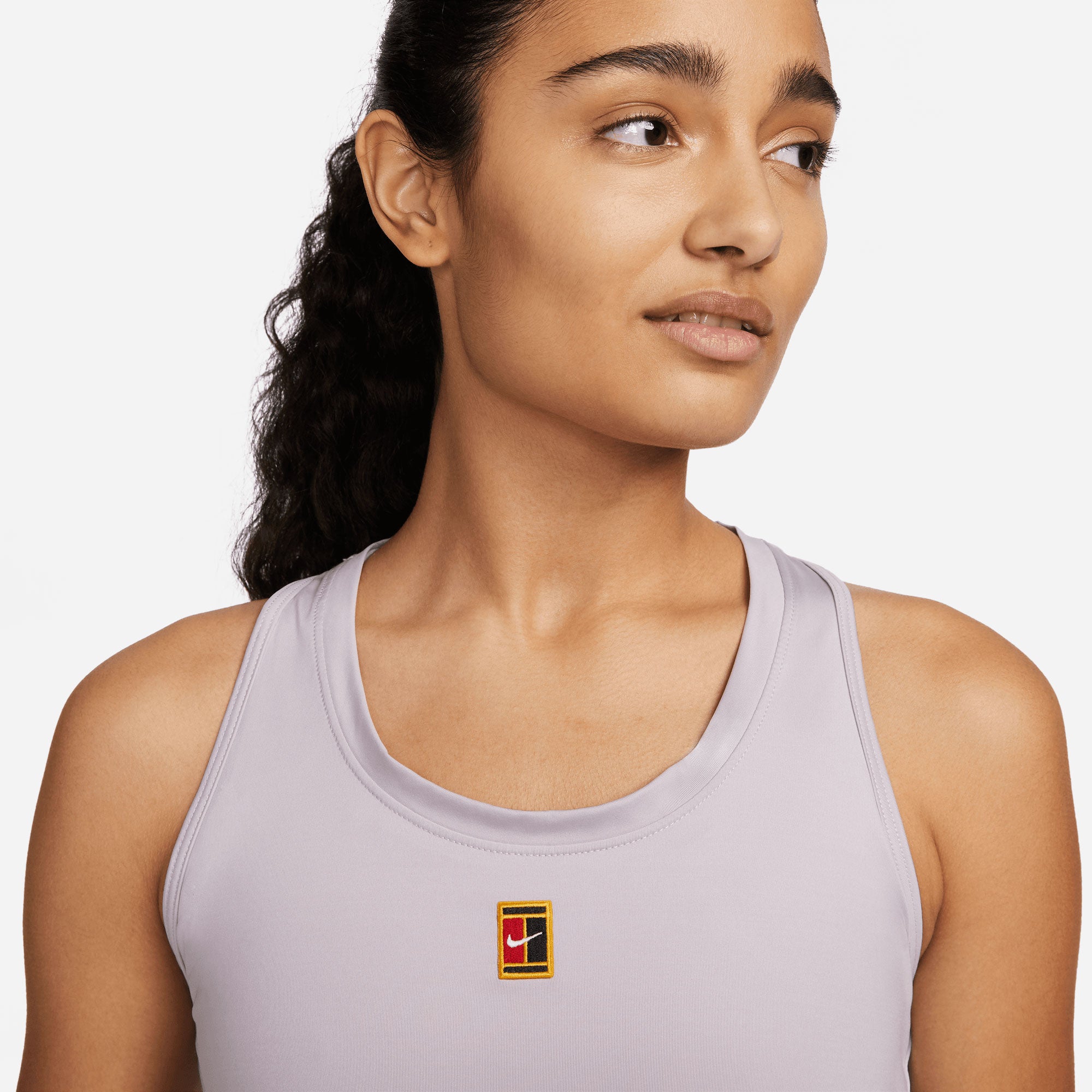 NikeCourt One Dri-FIT Women's Slim Tennis Tank Purple (3)