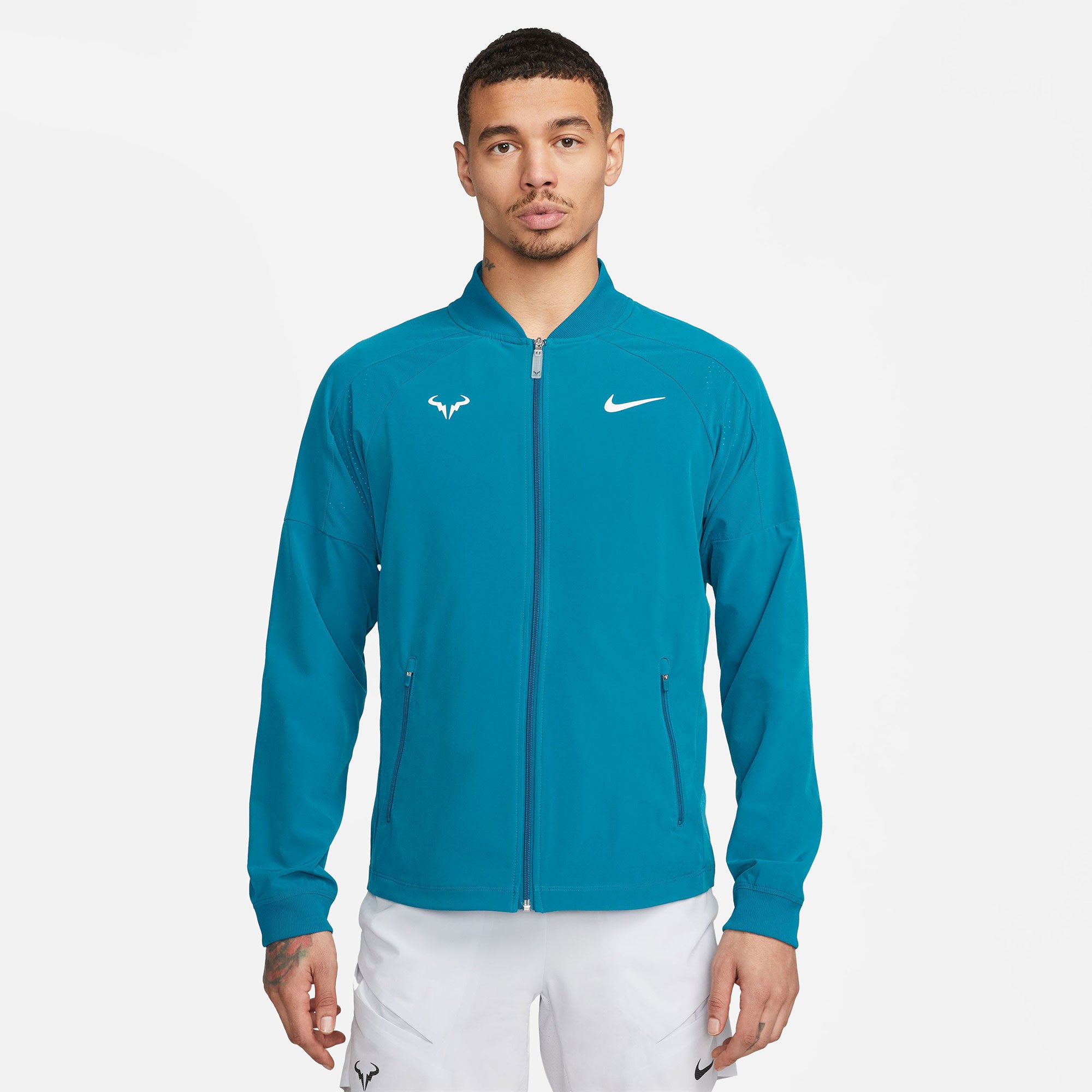 Nike Mens Rafa Tennis Jacket グリーン 米国Mサイズ NikeCourt Rafa Dri-FIT Men's Tennis Jacket - Green | Tennis Only