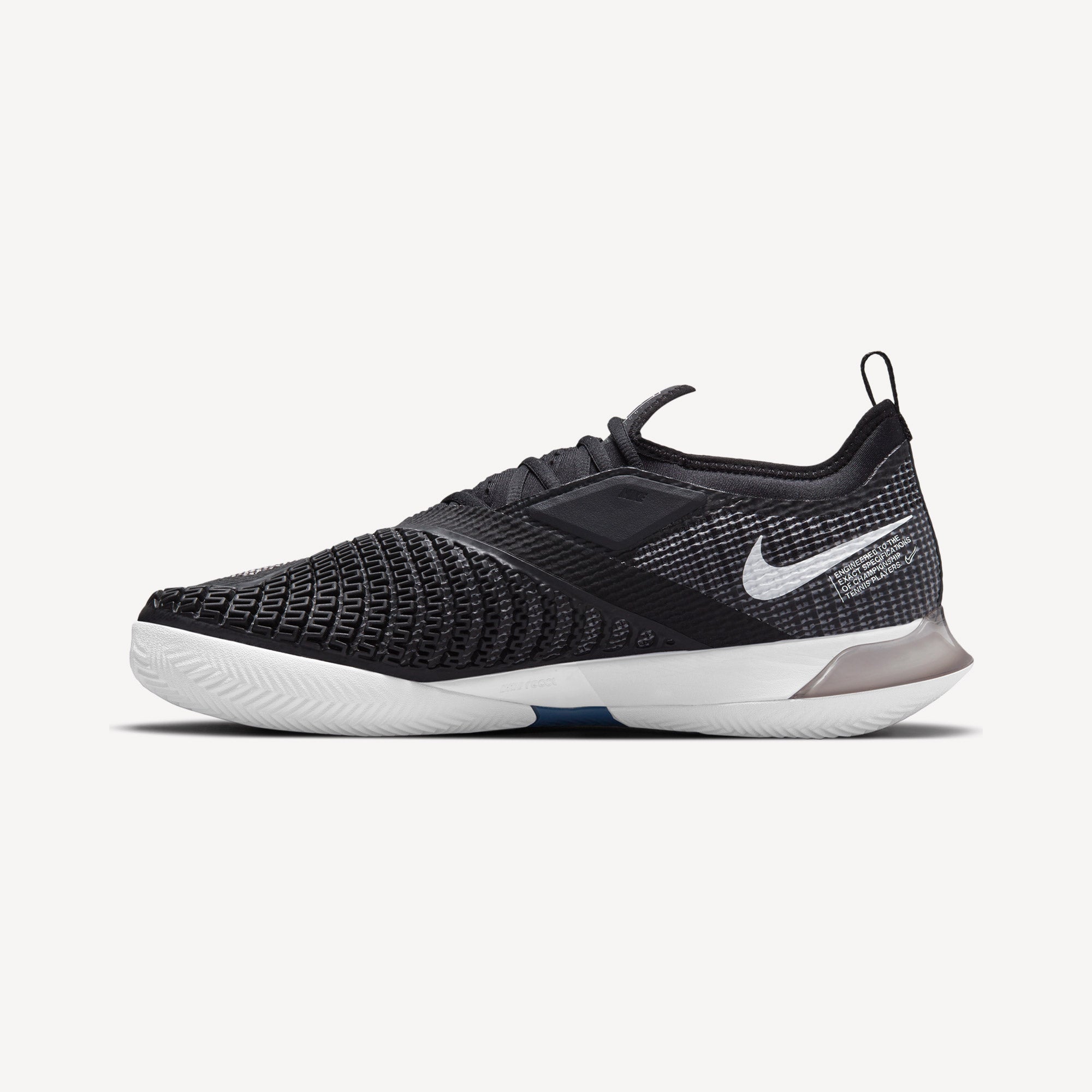 NikeCourt React Vapor NXT Men's Clay Court Tennis Shoes Black (3)