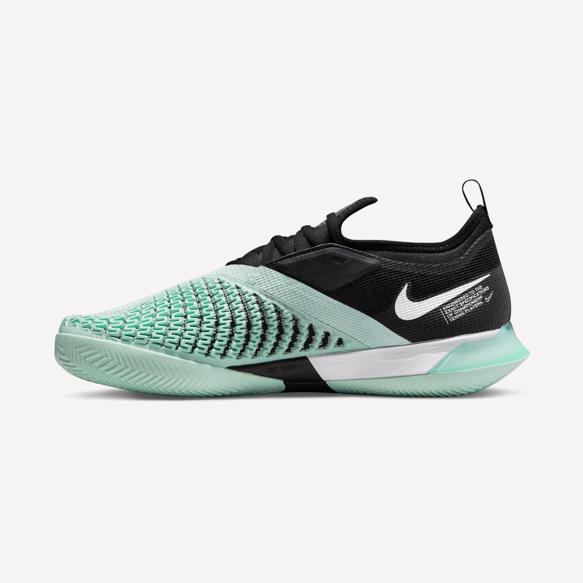 NikeCourt React Vapor NXT Men's Clay Court Tennis Shoes Black (3)