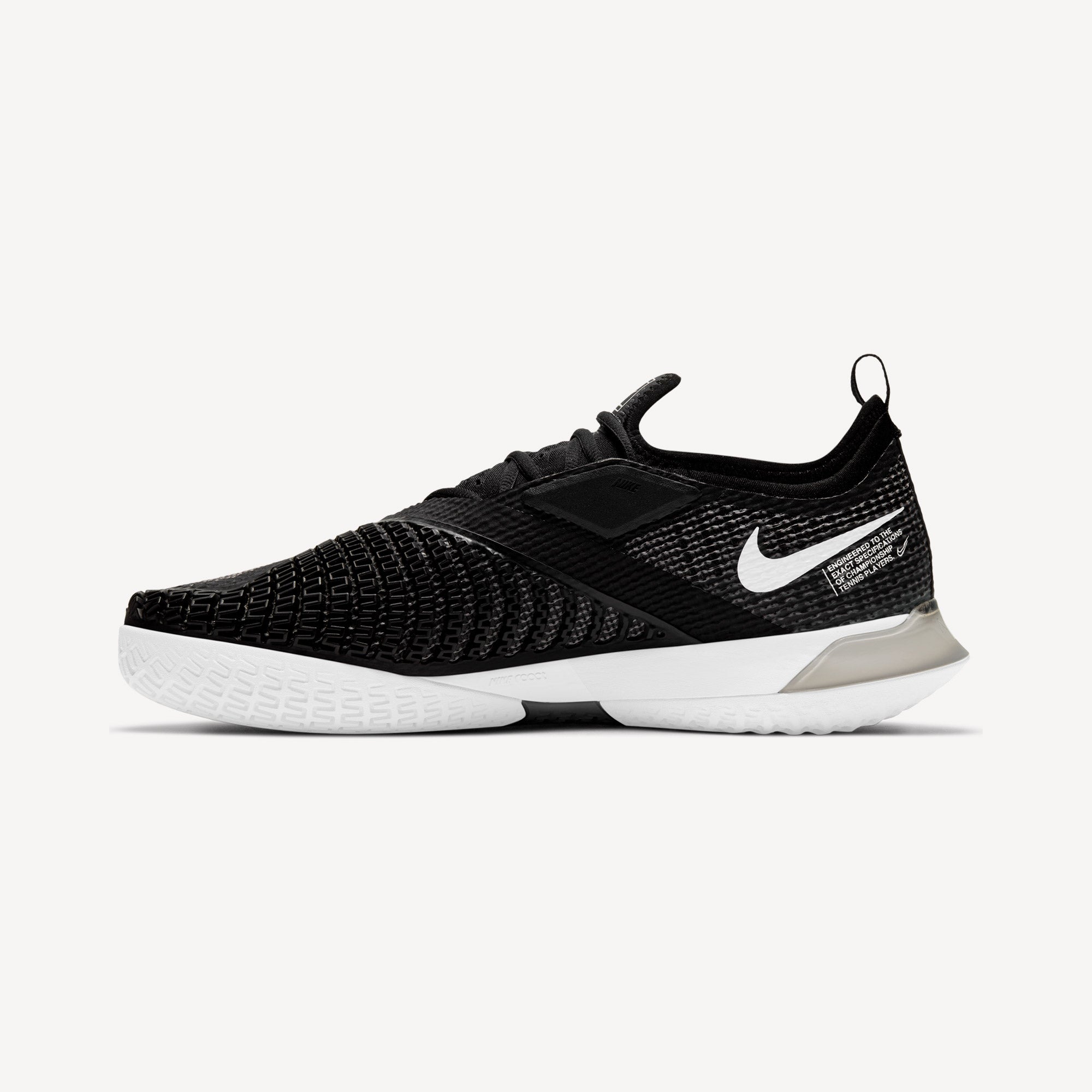 NikeCourt React Vapor NXT Men's Hard Court Tennis Shoes Black (3)