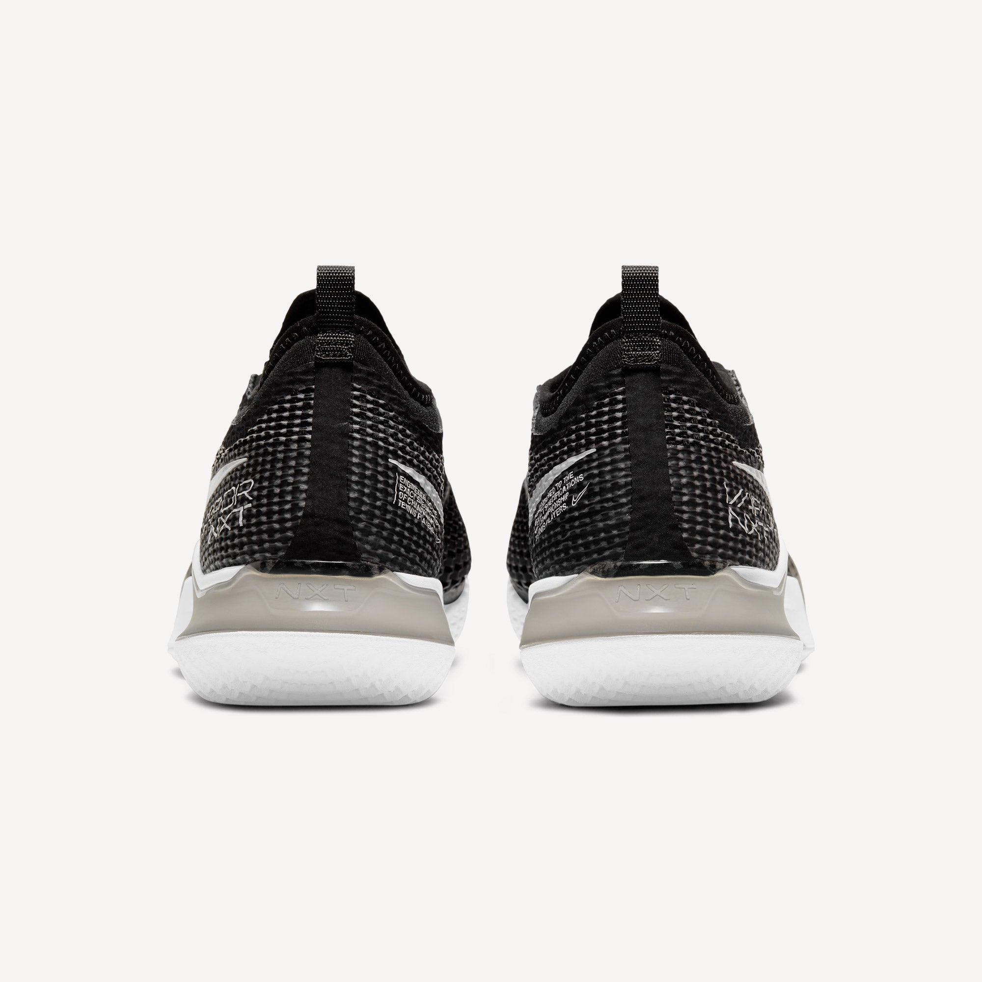 NikeCourt React Vapor NXT Men's Hard Court Tennis Shoes Black (6)