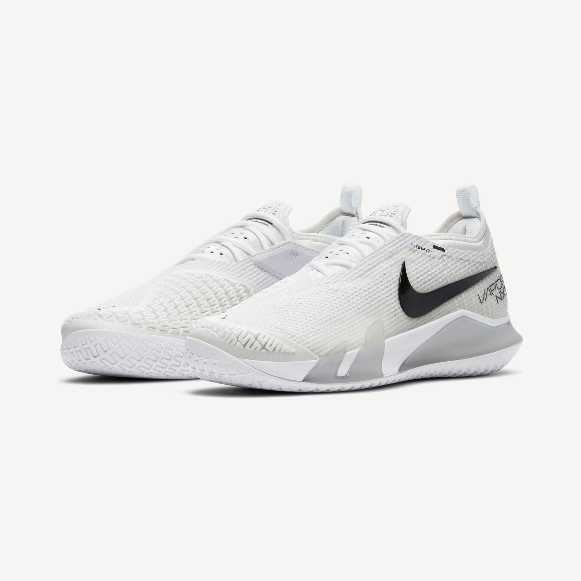 NikeCourt React Vapor NXT Men's Hard Court Tennis Shoes White (4)