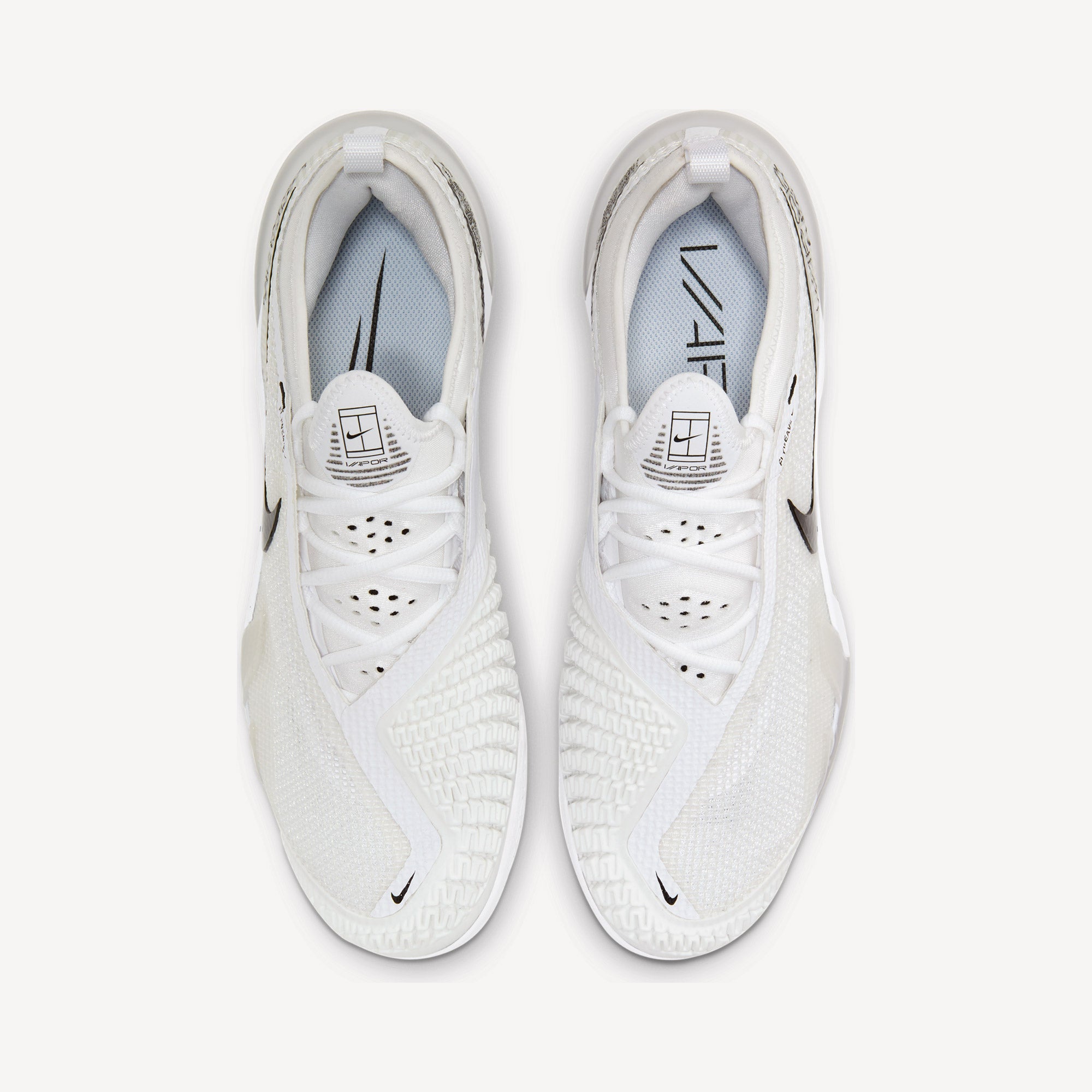 NikeCourt React Vapor NXT Men's Hard Court Tennis Shoes White (5)