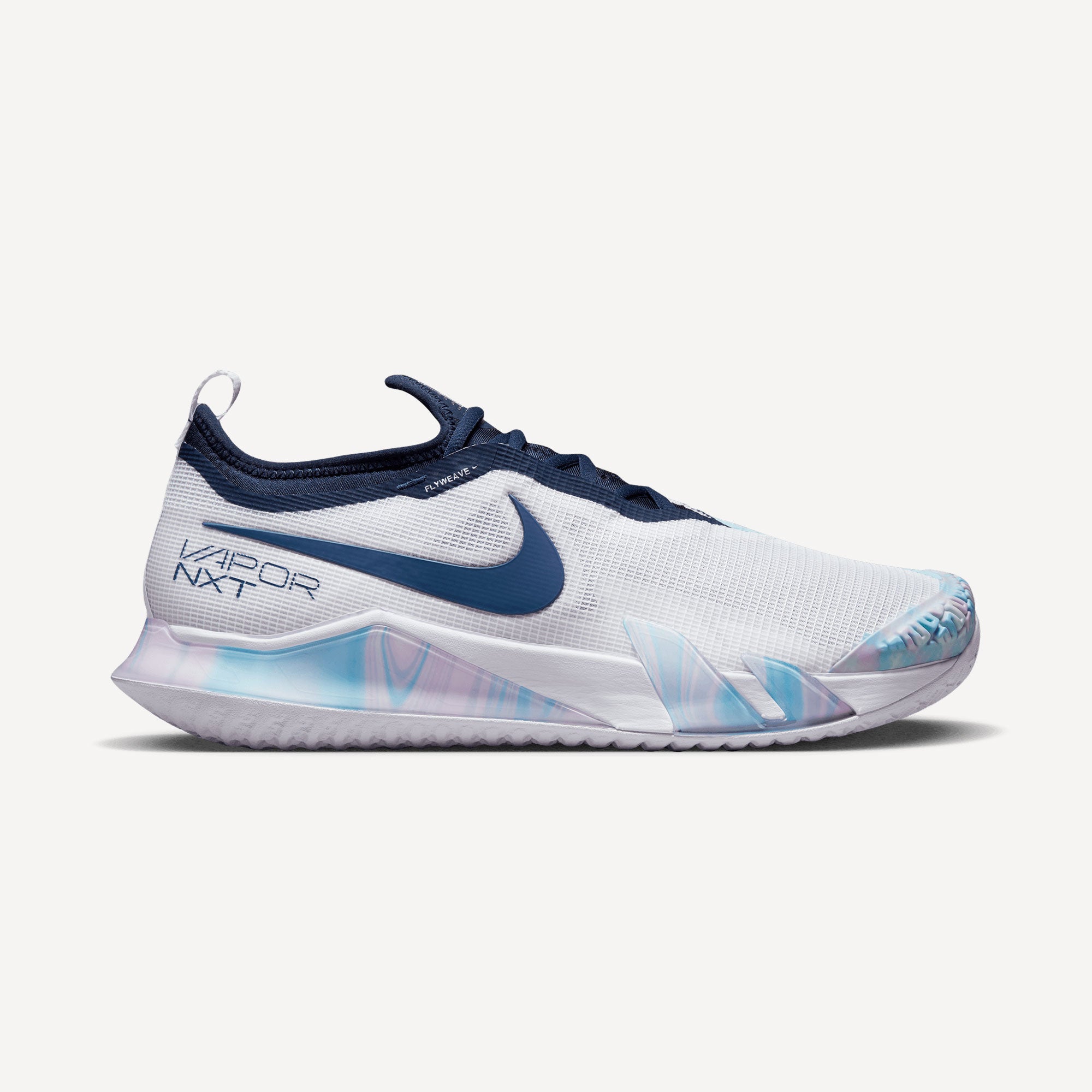 NikeCourt React Vapor NXT Men's Hard Court Tennis Shoes White (1)